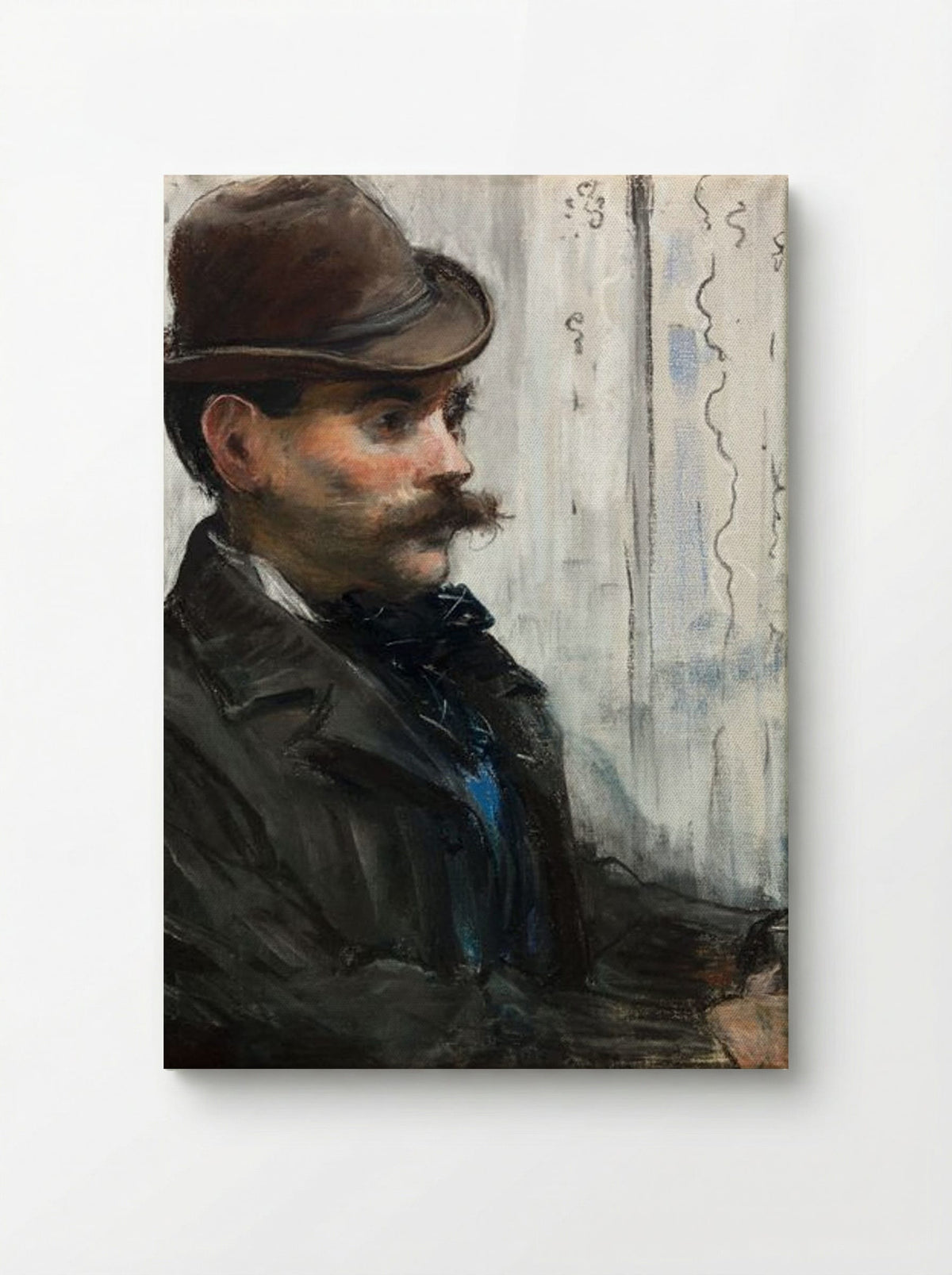 Portrait of Alphonse Maureau - Édouard Manet - Canvas