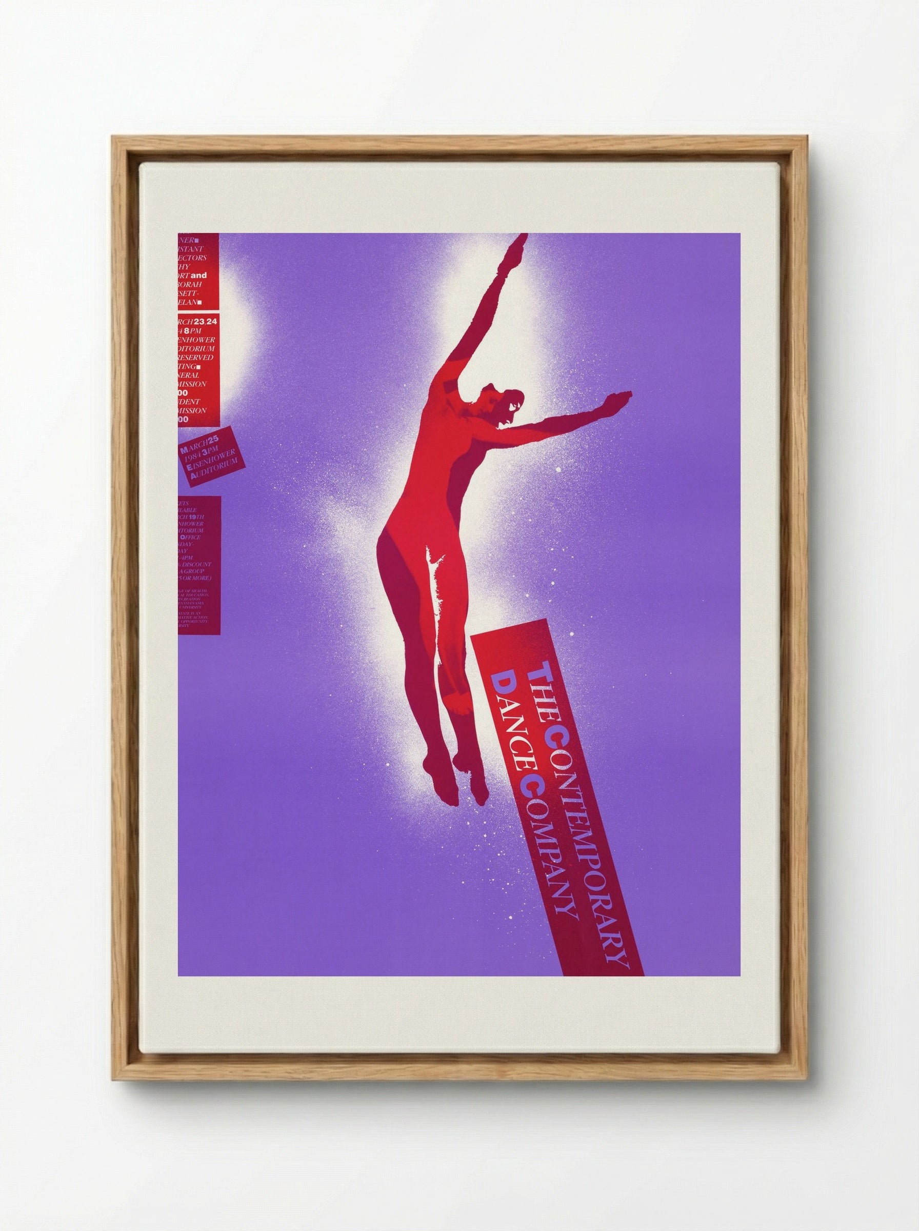 The Contemporary Dance Company - Lanny Sommese - Framed Canvas Wood