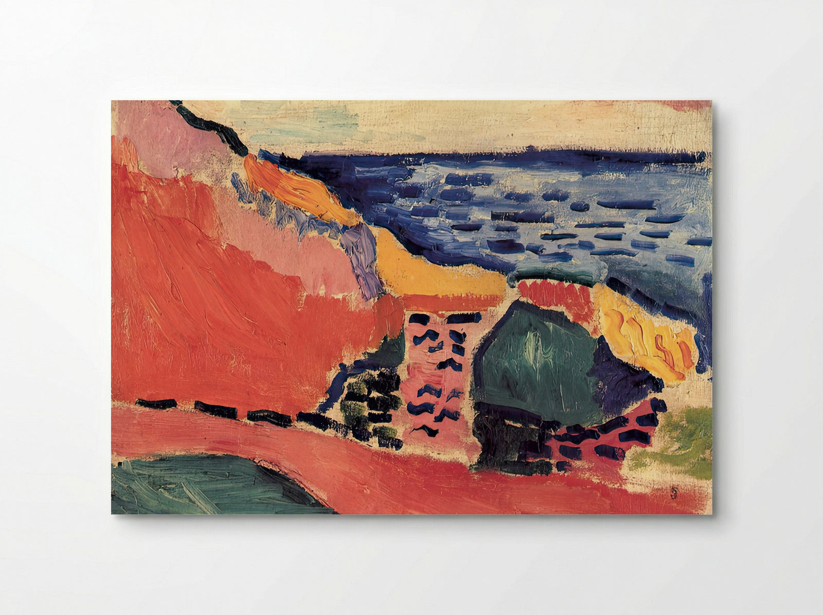 La Moulade, Collioure in the Summer by Henri Matisse – Fauvist Mediterranean Landscape Print