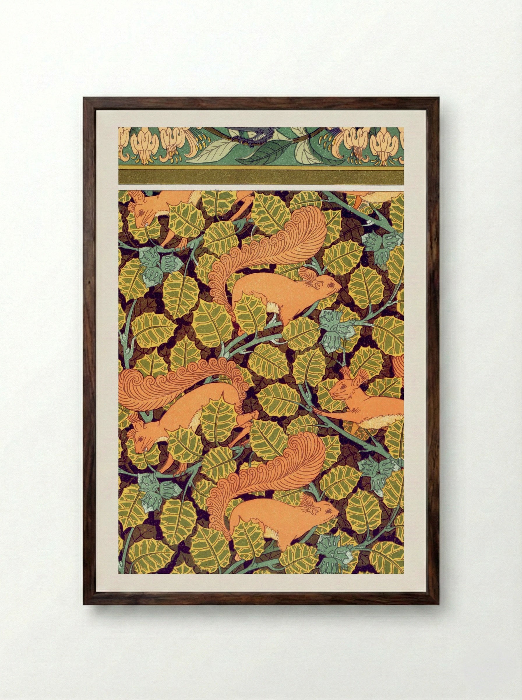 L'Animal dans la Décoration, Plate 22 - Maurice Pillard Verneuil - Framed Print Dark Wood
