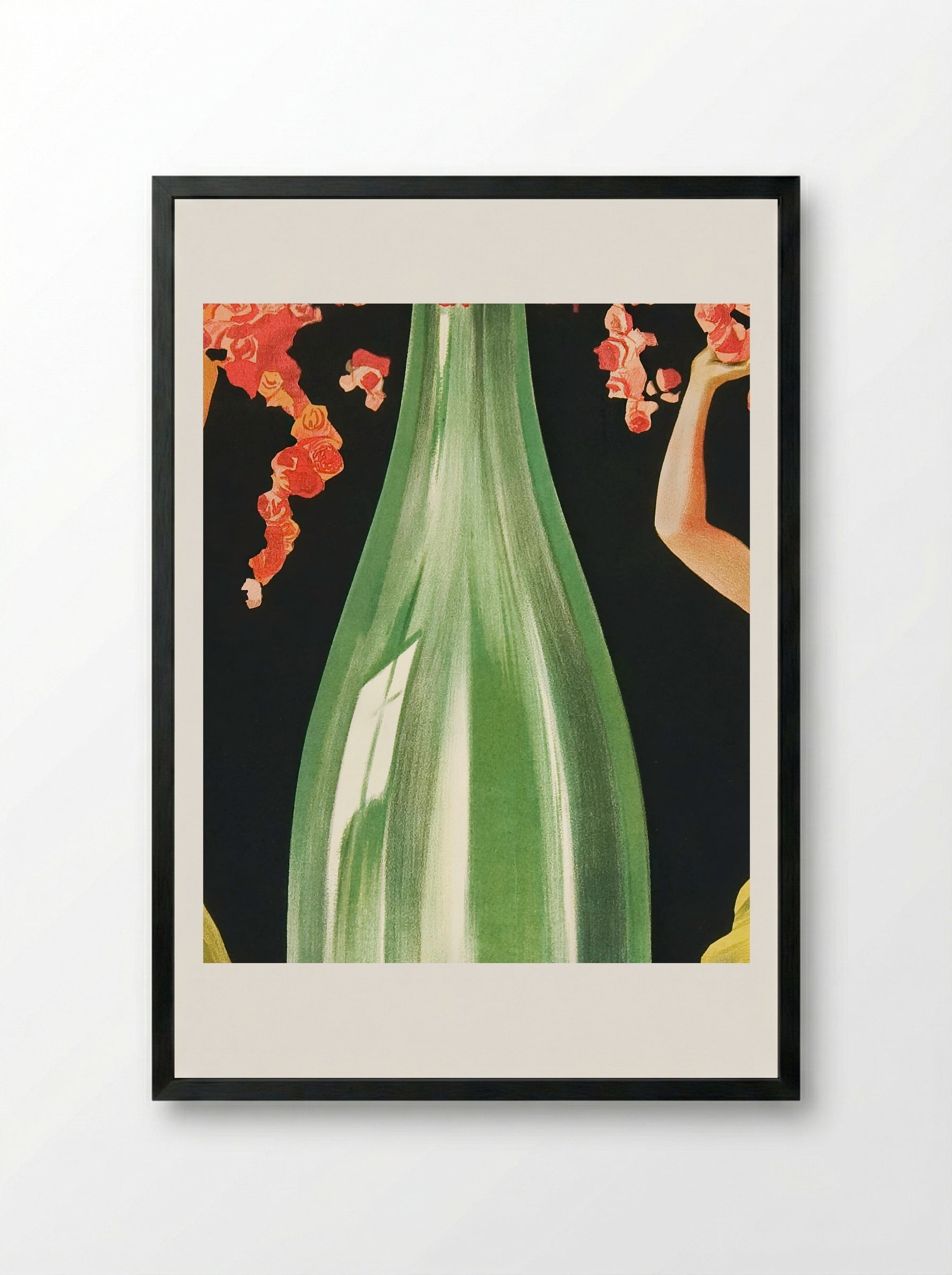 Drink Evian-Cachat - Leonetto Cappiello - Framed Print Black