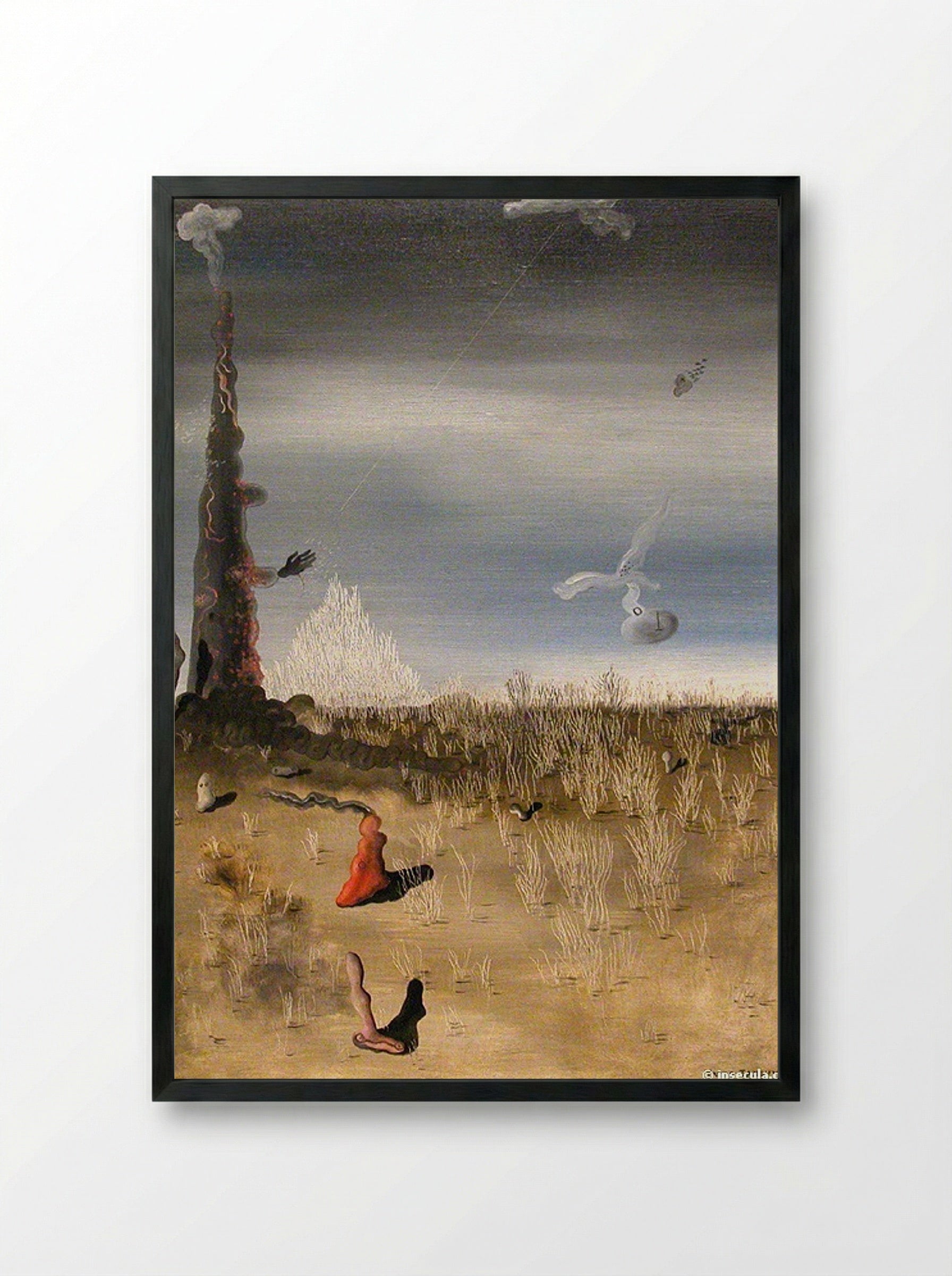 Extinction of Useless Lights - Remedios Varo - Framed Print Black
