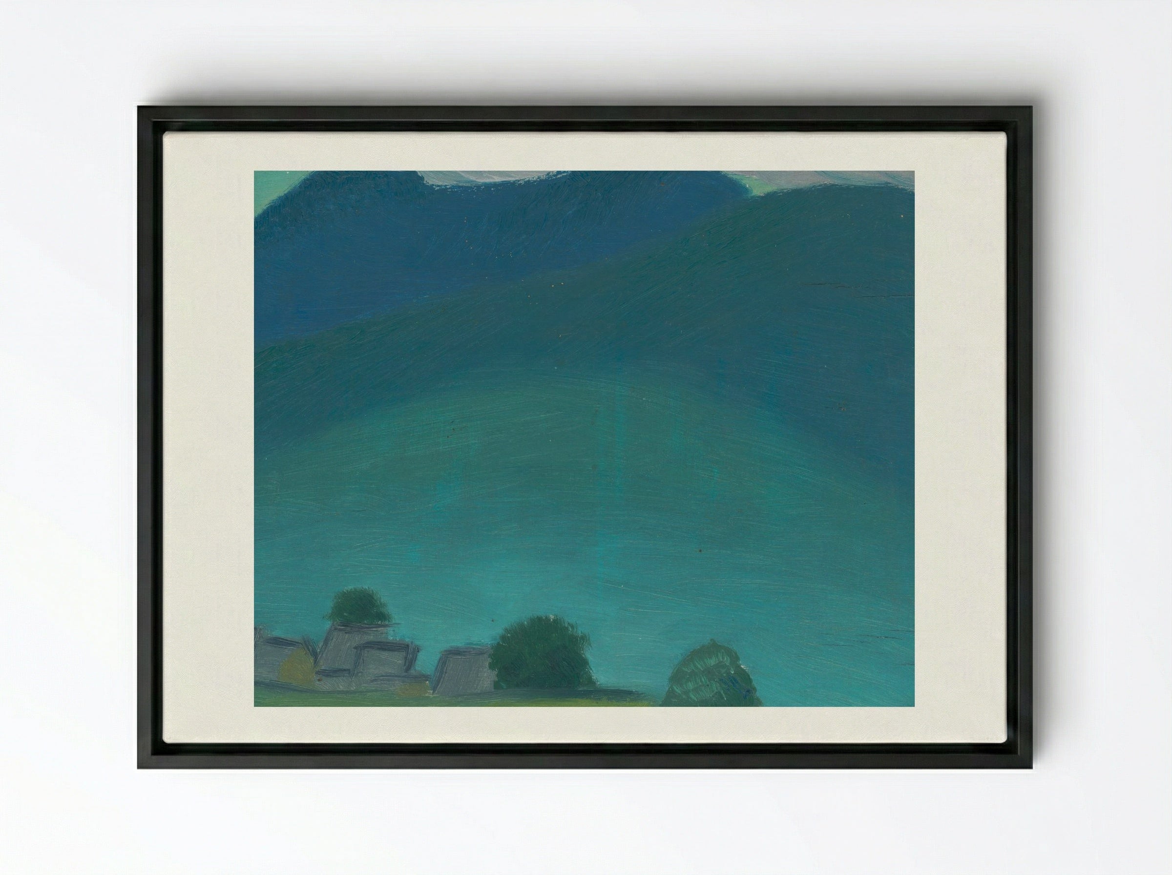 Early Evening - Mikuláš Galanda - Framed Canvas Black