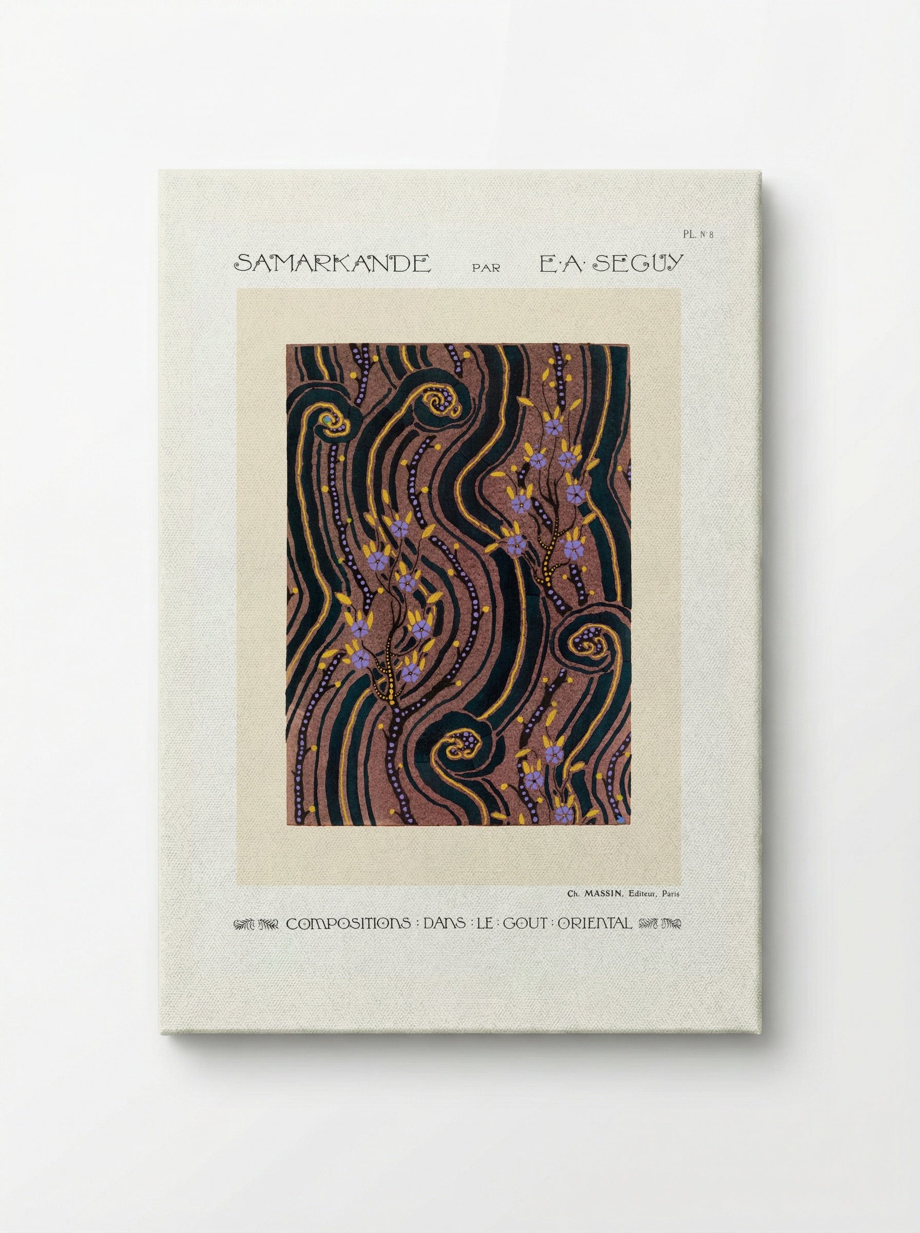 Samarkande (Plate 8, Compositions in the Oriental Style) - Émile-Allain Séguy - Canvas