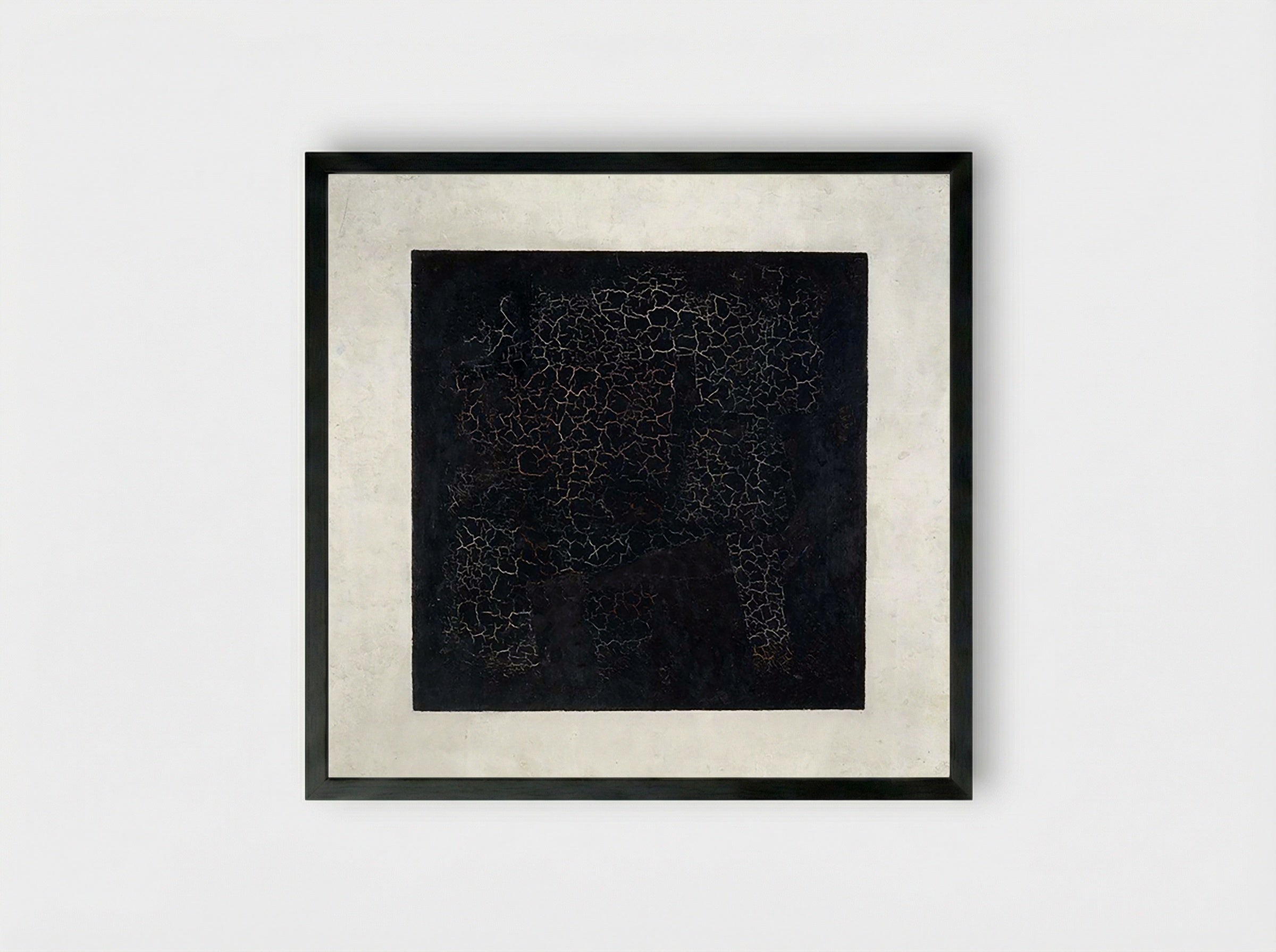 Black Square - Kazimir Malevich - Framed Print Black