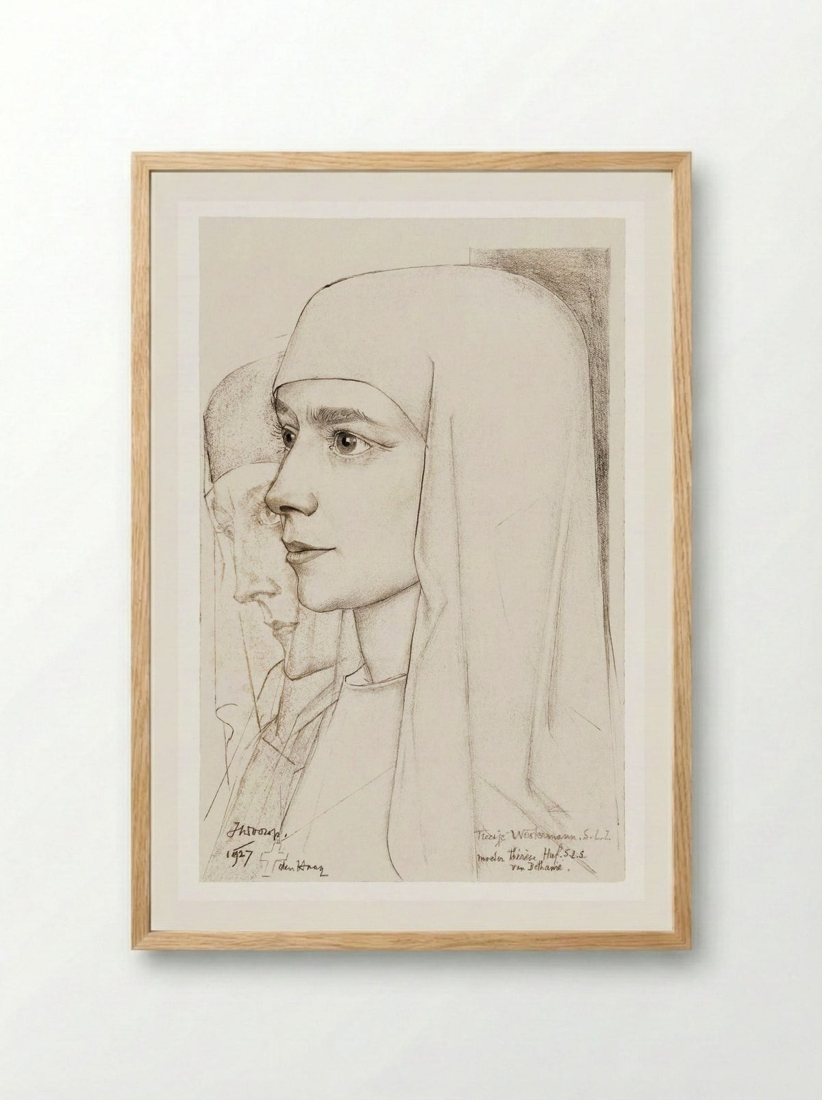 Portrait of Treesje Westermann - Jan Toorop - Framed Print Wood