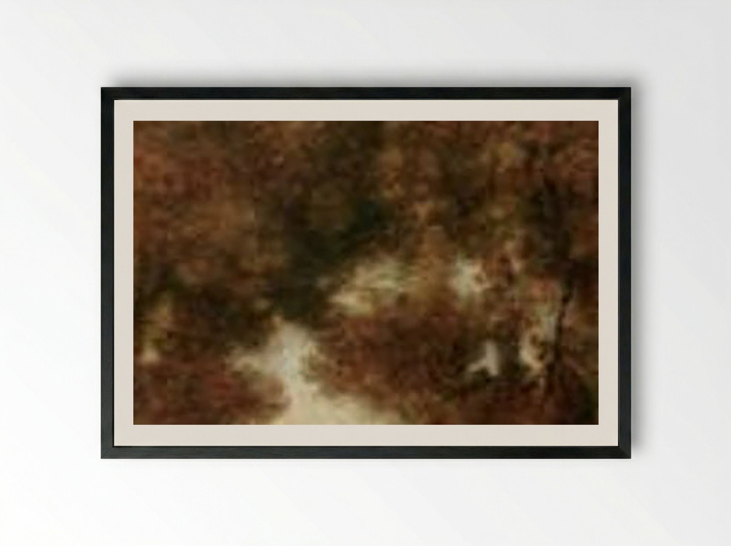 Harvest - George Stubbs - Framed Print Black