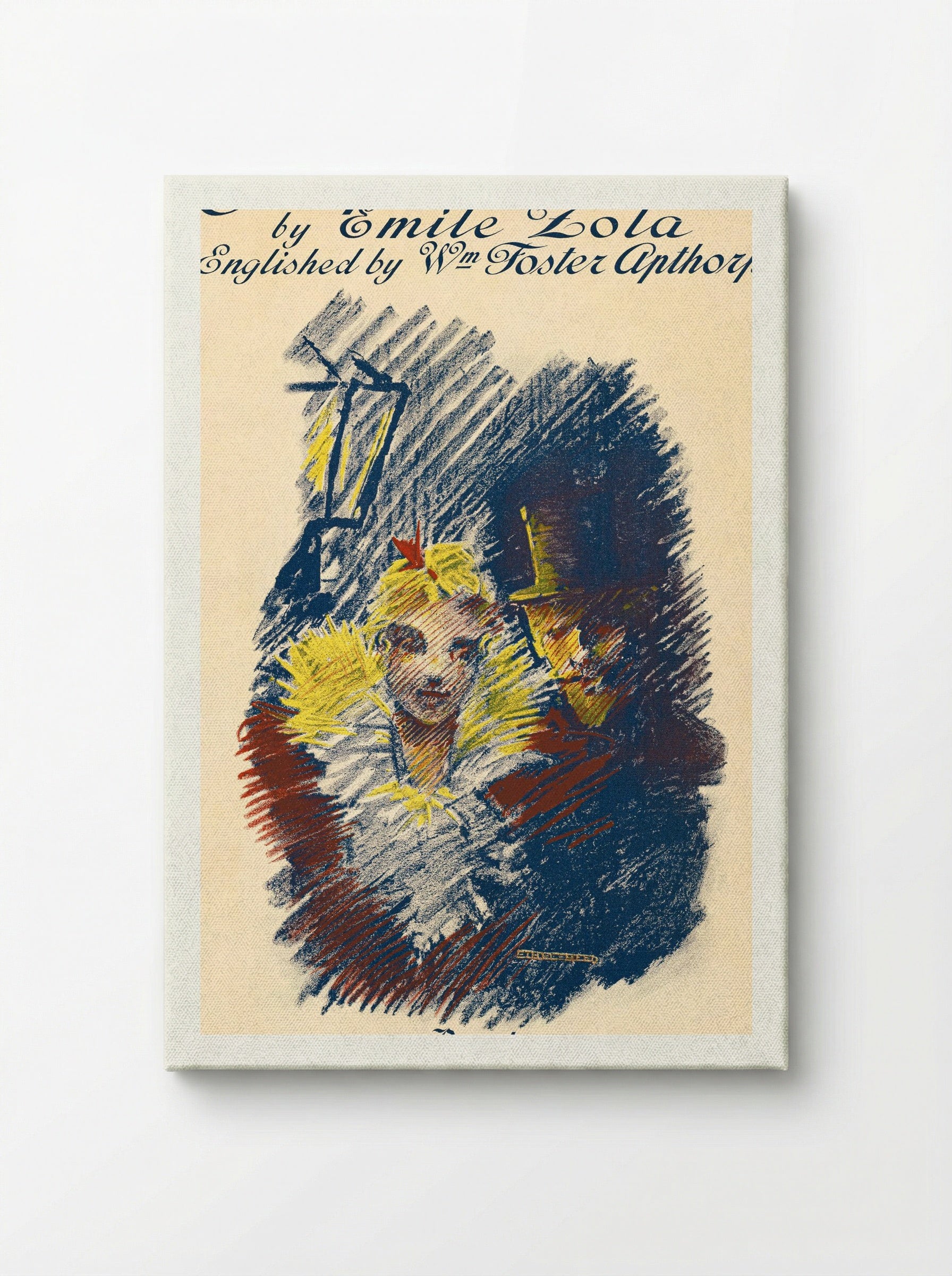 Jacques Damour by Emile Zola - Ethel Reed - Canvas