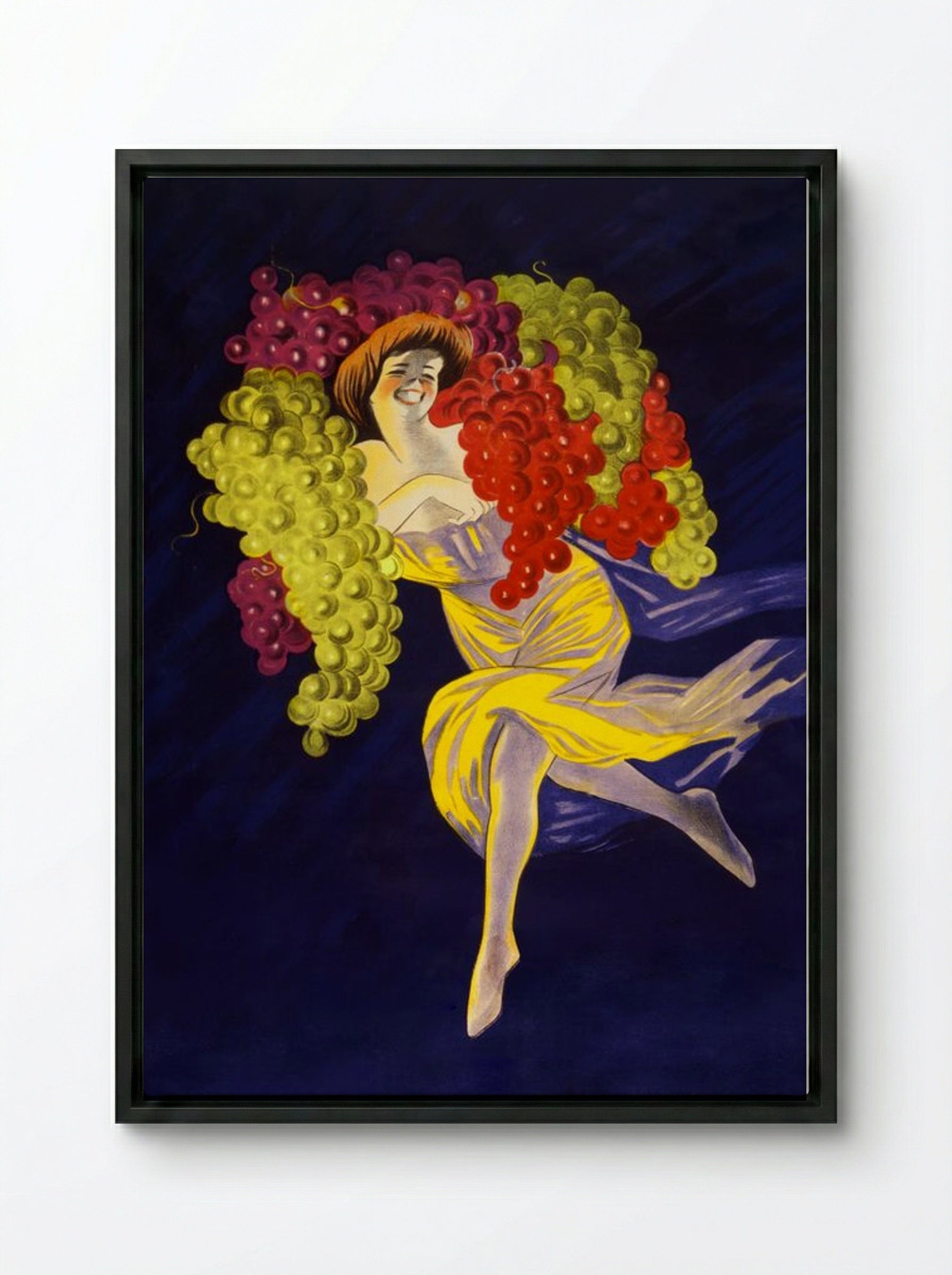 Cognac Gautier Frères (France, 1907) - Leonetto Cappiello - Framed Canvas Black