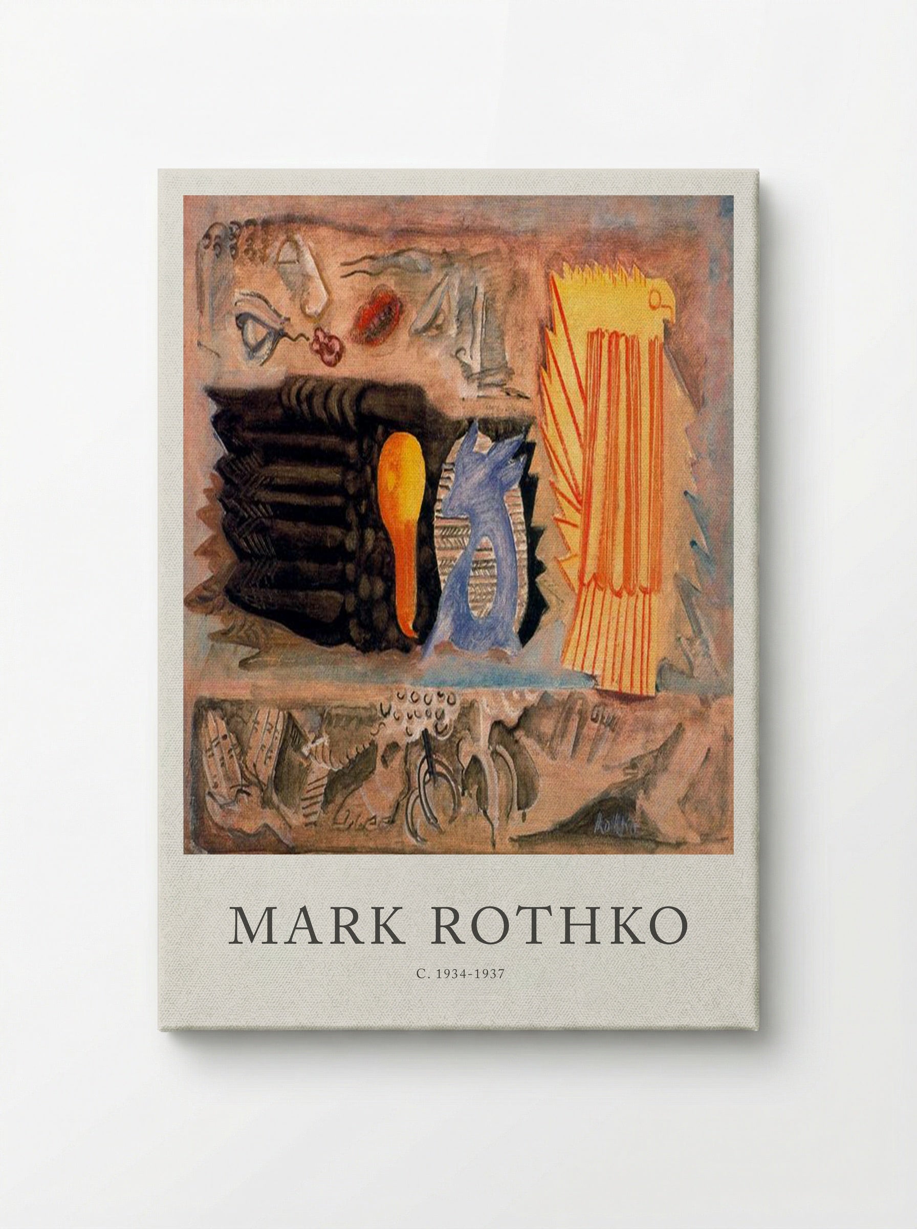 Untitled (Surrealist Composition) - Mark Rothko - Canvas