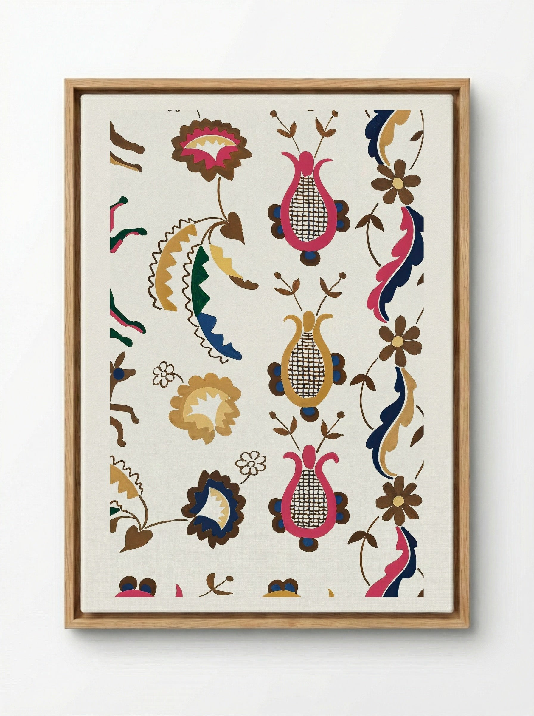 Colcha - Majel G. Claflin - Framed Canvas Wood