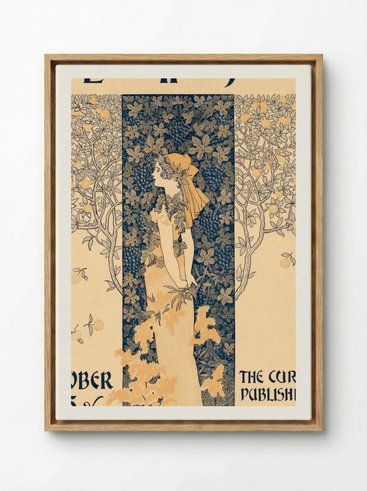 The Ladies' Home Journal for October, 1895 - William Martin Johnson - Framed Canvas Wood