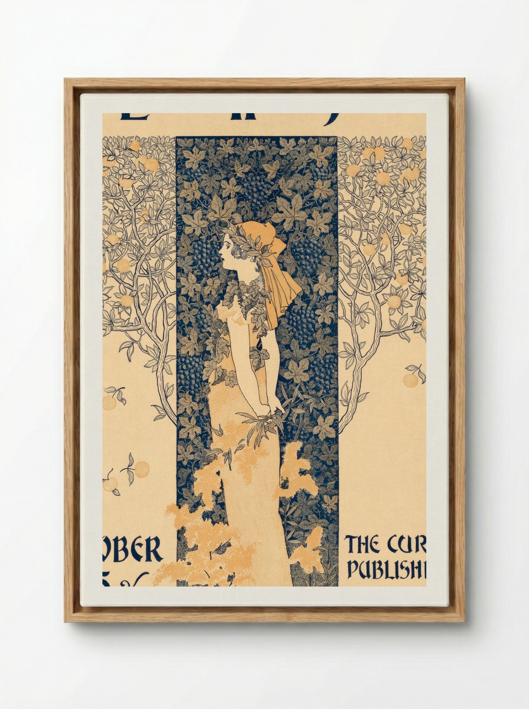 The Ladies' Home Journal for October, 1895 - William Martin Johnson - Framed Canvas Wood