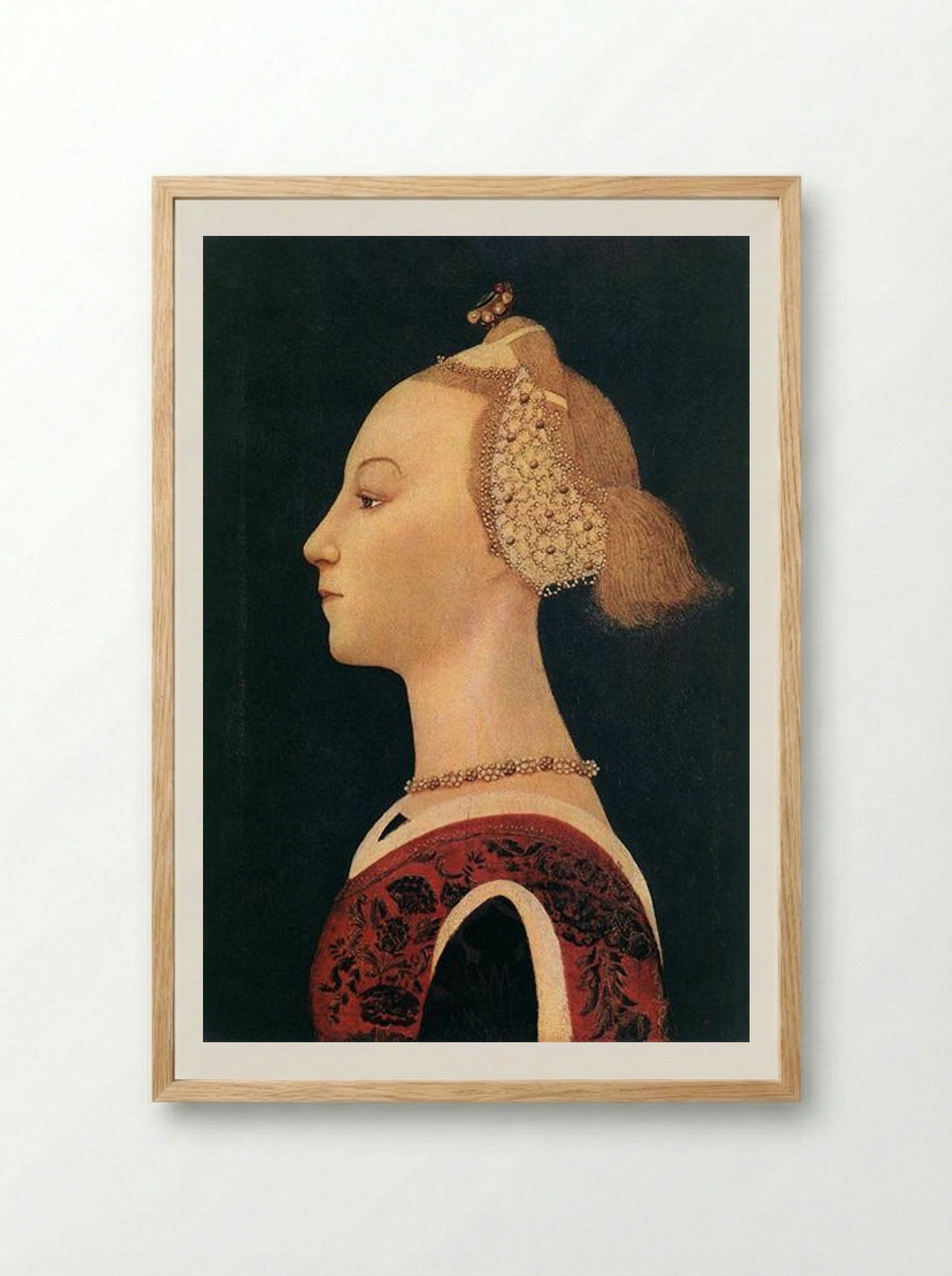Portrait of a Lady - Paolo Uccello - Framed Print Wood