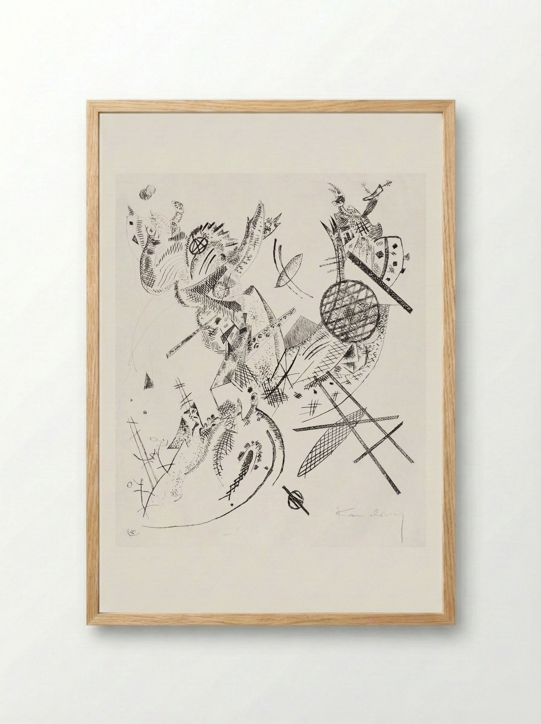 Kleine Welten XII (Small Worlds XII) - Wassily Kandinsky - Framed Print Wood