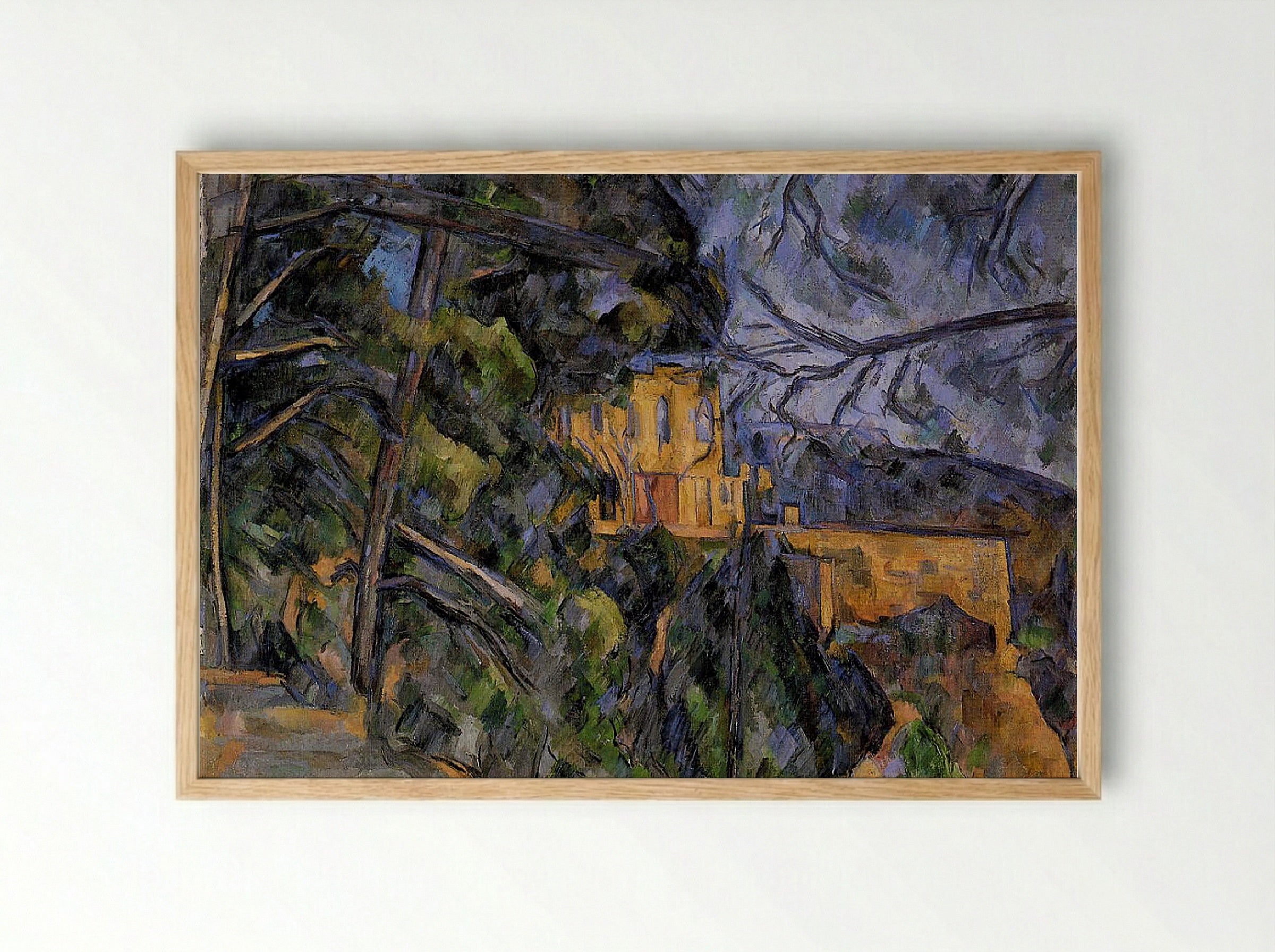Château Noir - Paul Cézanne - Framed Print Wood
