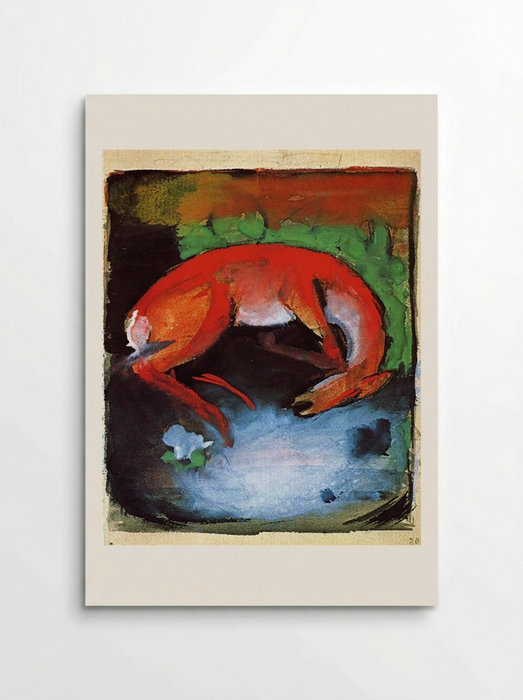 Dead Deer - Franz Marc - Poster