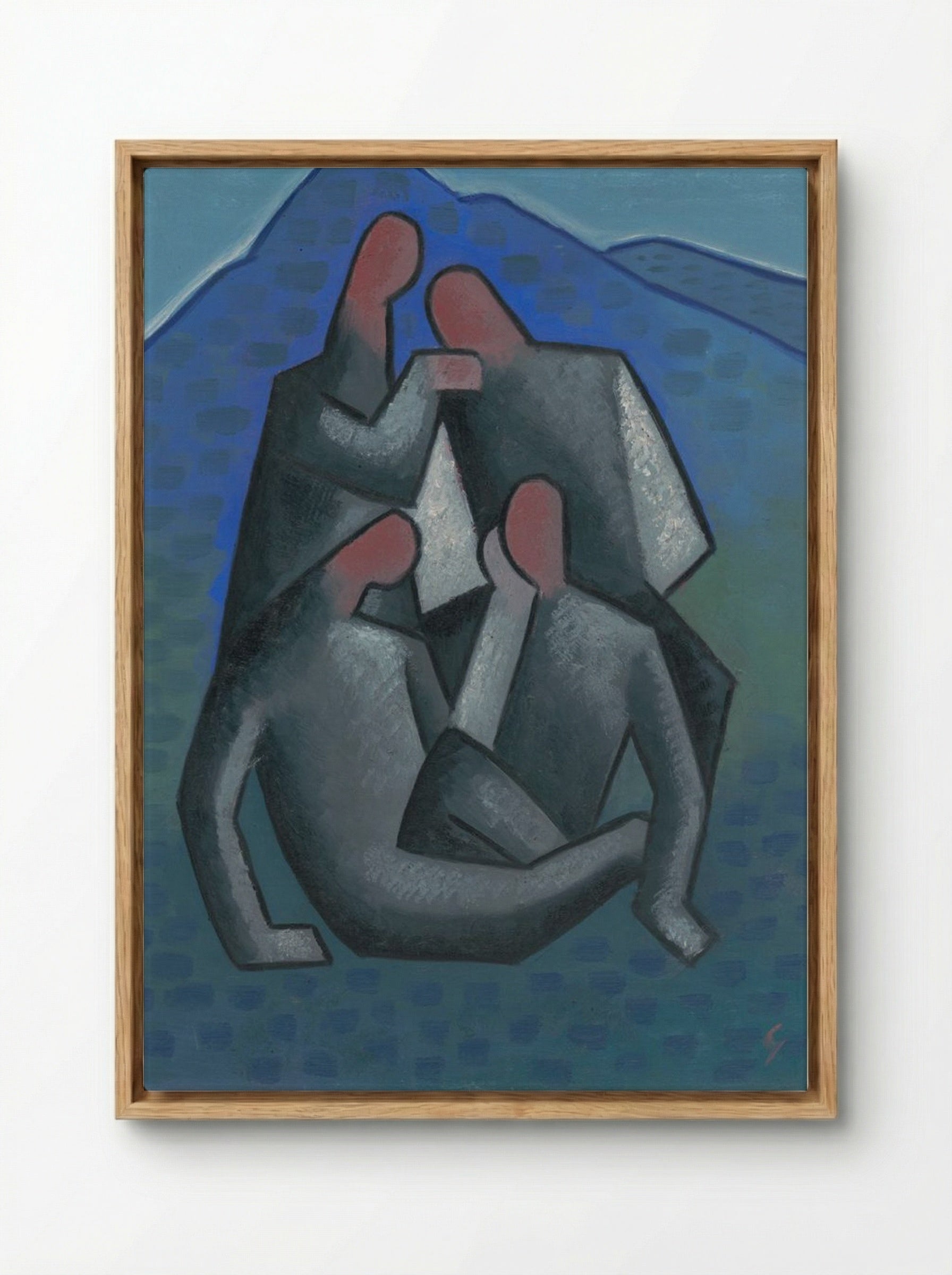 Robbers - Mikuláš Galanda - Framed Canvas Wood