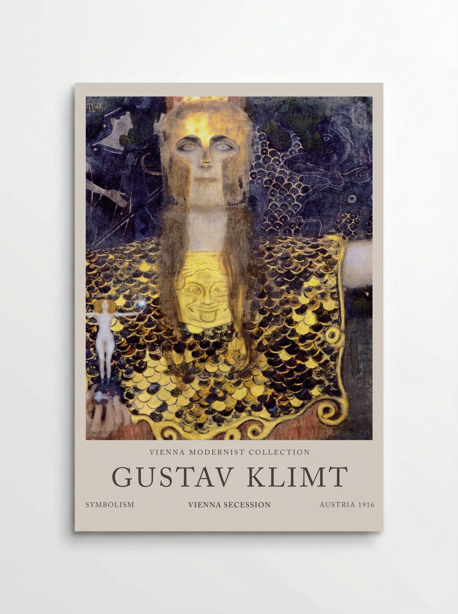 Pallas Athena - Gustav Klimt - Poster