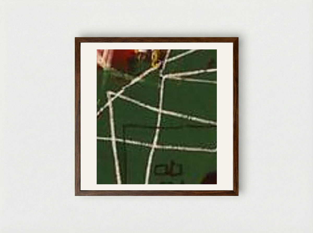 Sienna - Jean-Michel Basquiat - Framed Print Dark Wood