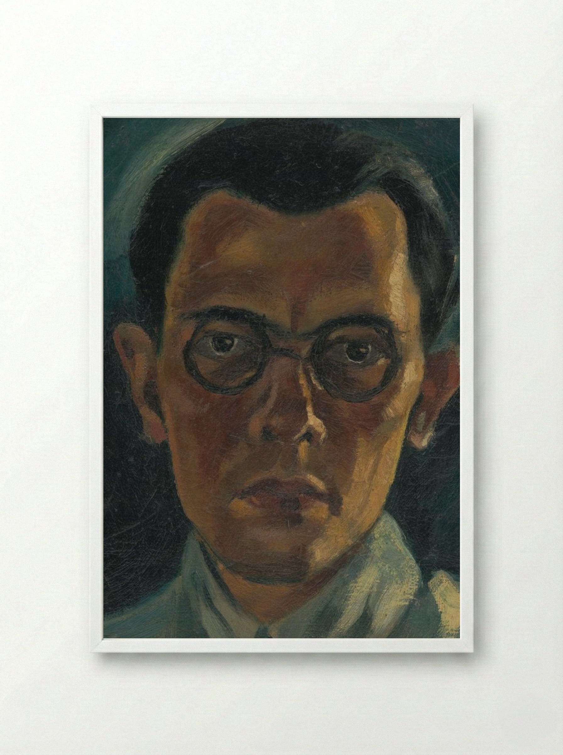 Self-Portrait - Mikuláš Galanda - Framed Print White