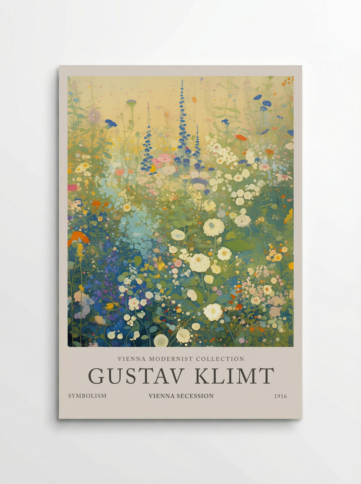 Blue Harmony Garden - Gustav Klimt - Poster