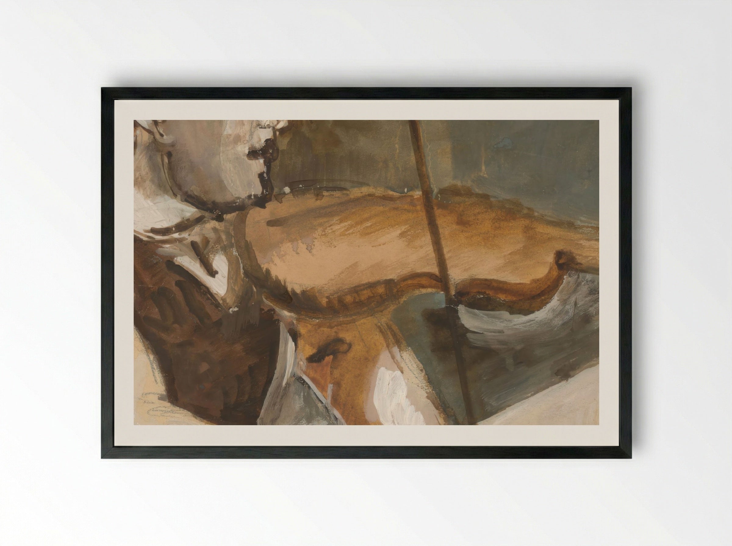Gypsy Fiddler - Cyprian Majerník - Framed Print Black