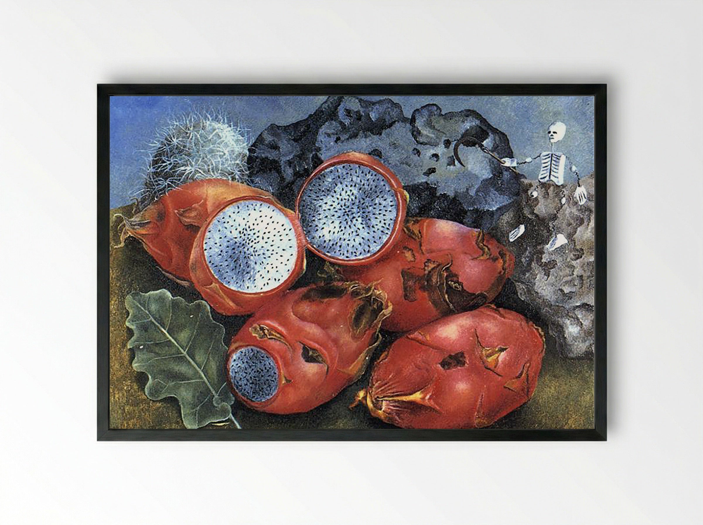 Pitahayas - Frida Kahlo - Framed Print Black