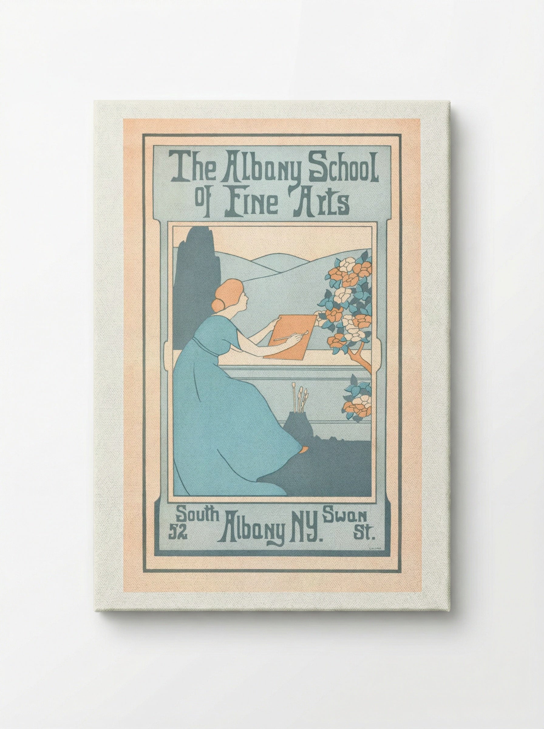 The Albany School of Fine Arts, 52 South Swan St., Albany, NY - E.M. Enos - Canvas