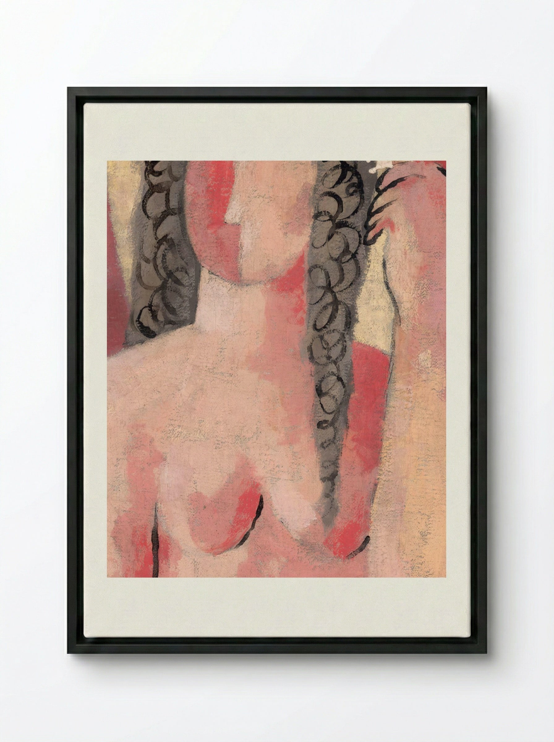Grooming (Morning) - Mikuláš Galanda - Framed Canvas Black