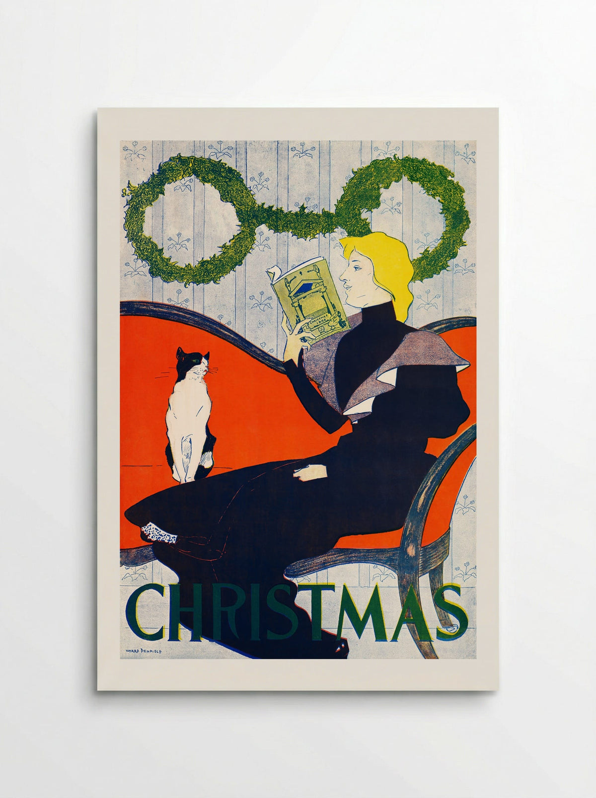 Vintage Christmas - Edward Penfield - Poster