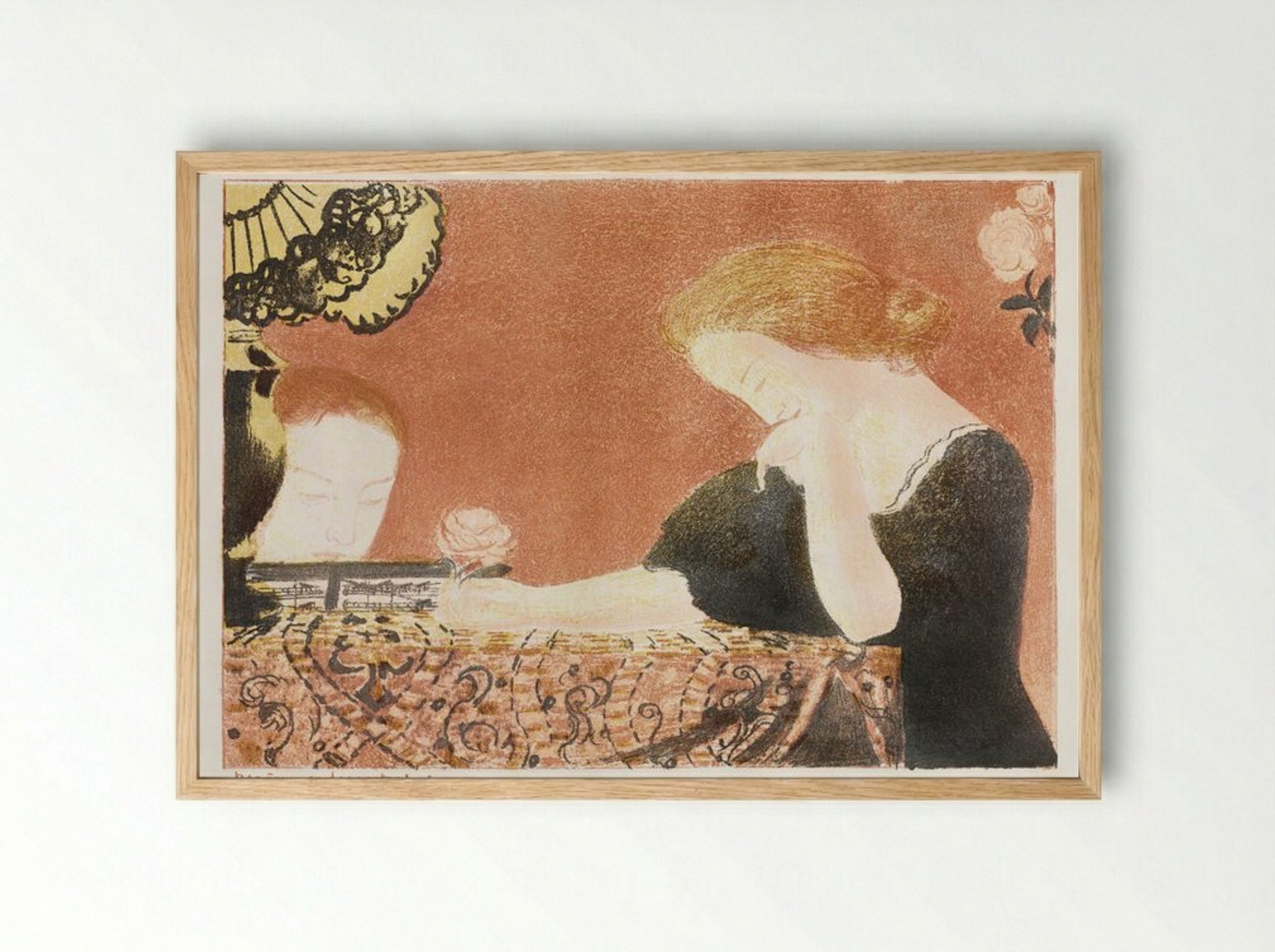 Our Souls in Languorous Gestures - Maurice Denis - Framed Print Wood
