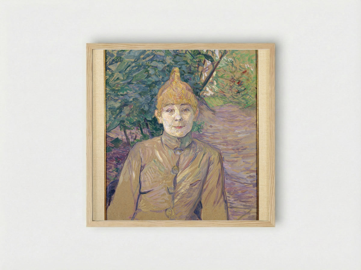 The Streetwalker - Henri de Toulouse-Lautrec - Framed Print Wood