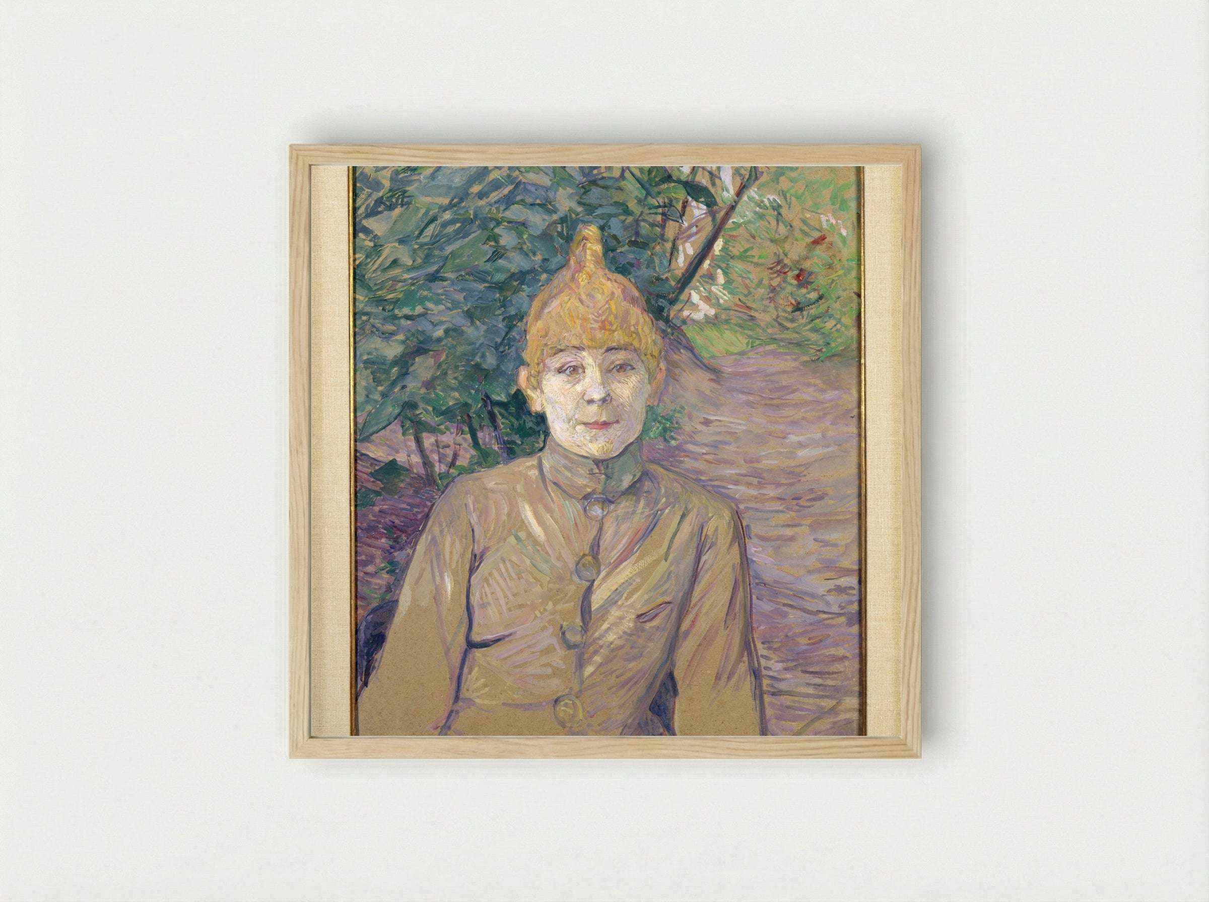 The Streetwalker - Henri de Toulouse-Lautrec - Framed Print Wood