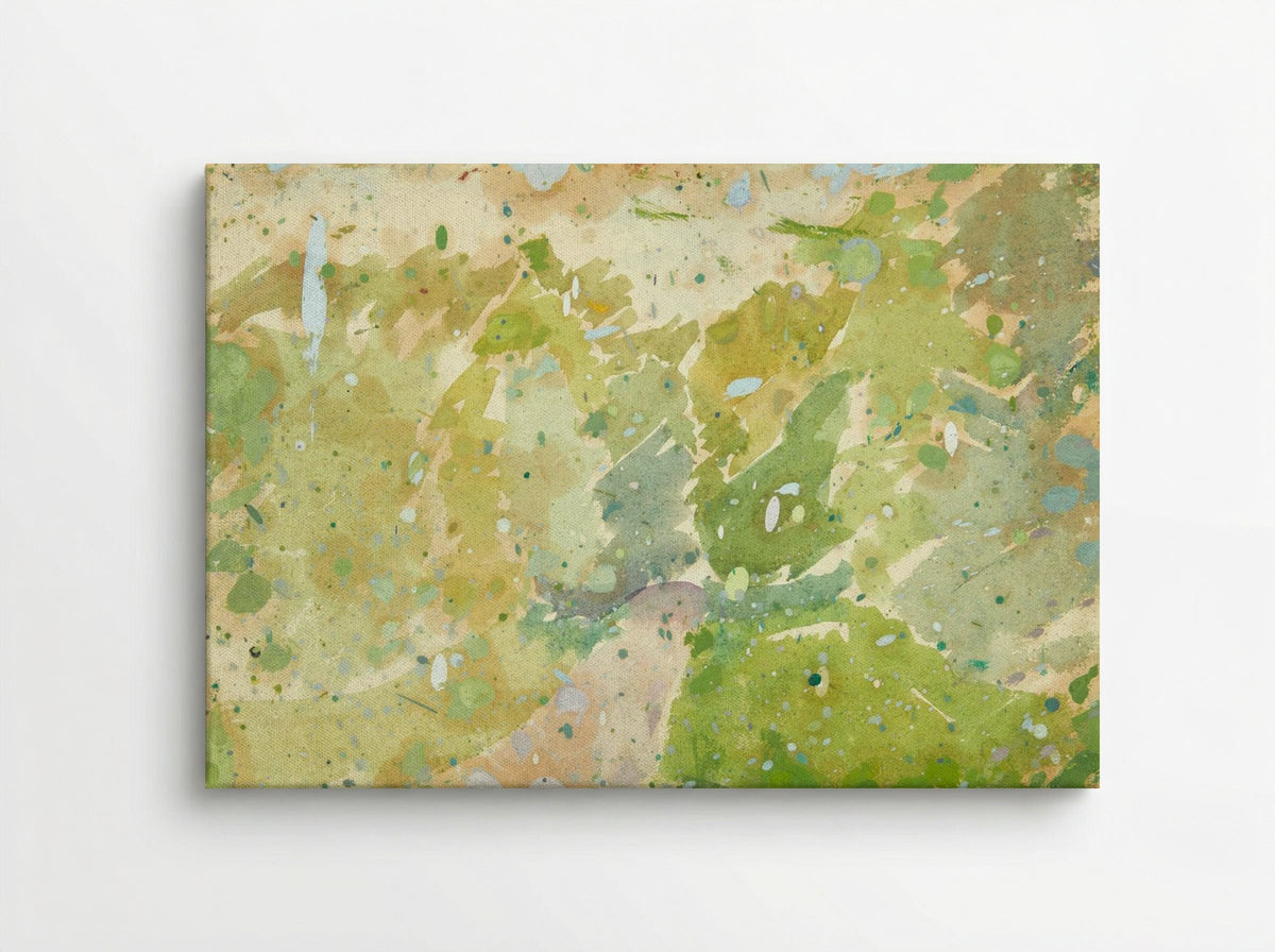Colour Study for 'Road Through the Forest' - Edvard Weie - Canvas