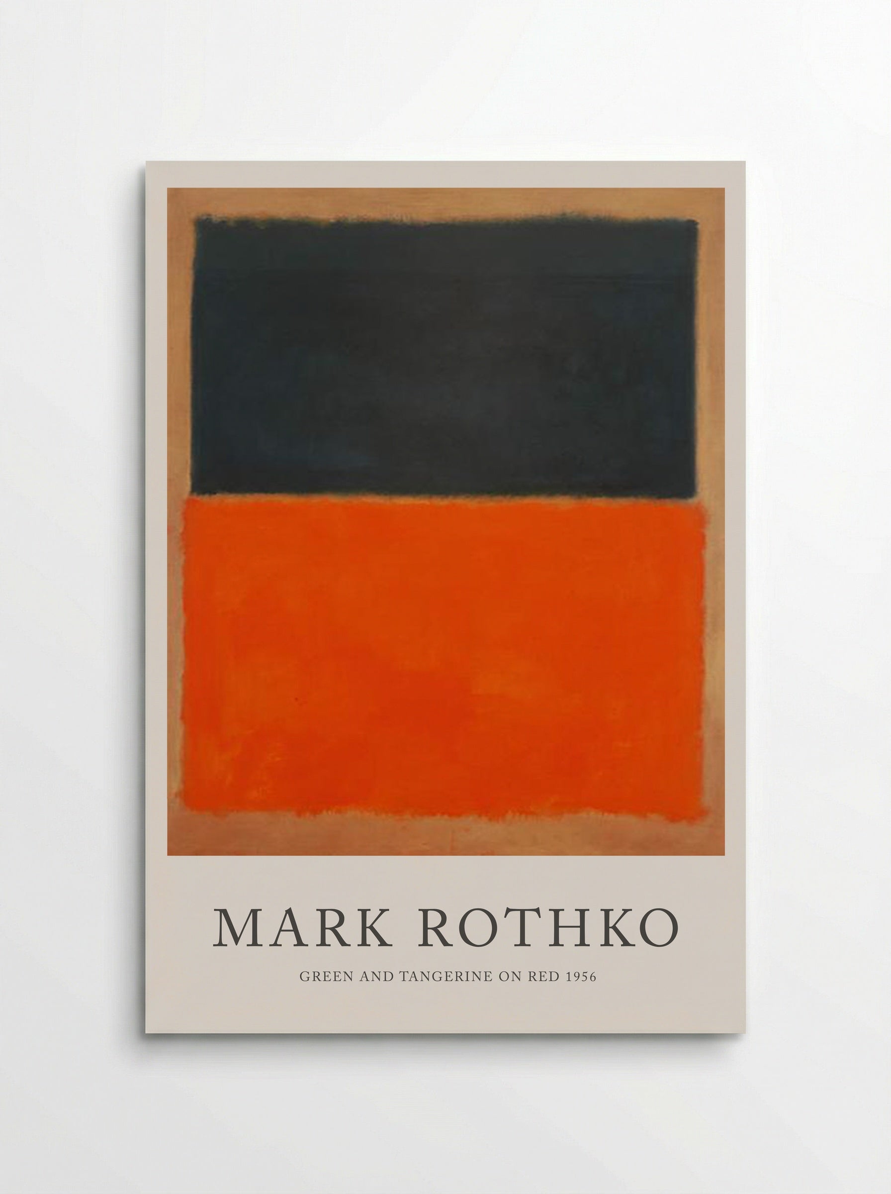 Green and Tangerine on Red - Mark Rothko - Poster