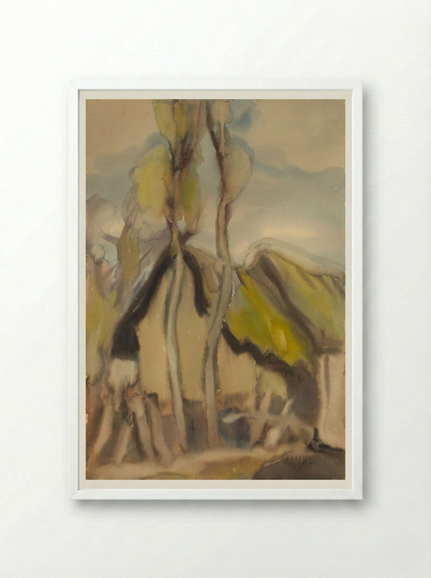 Cottage - Zolo Palugyay - Framed Print White