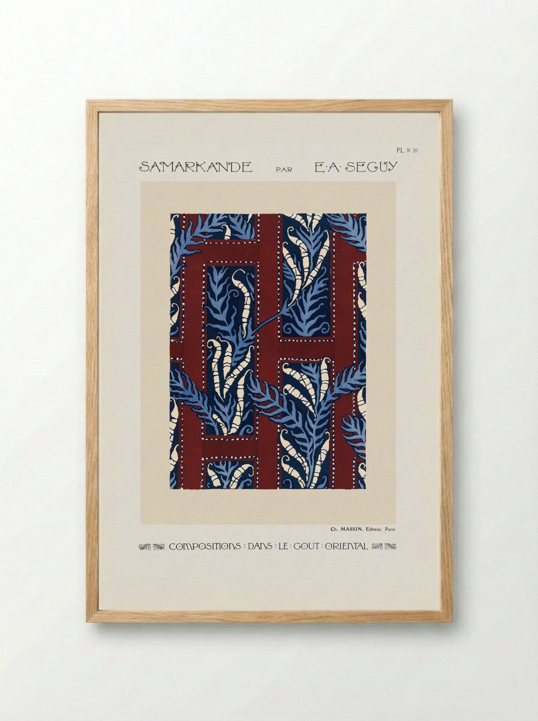 Samarkande, Plate No. 20 - Émile-Allain Séguy - Framed Print Wood