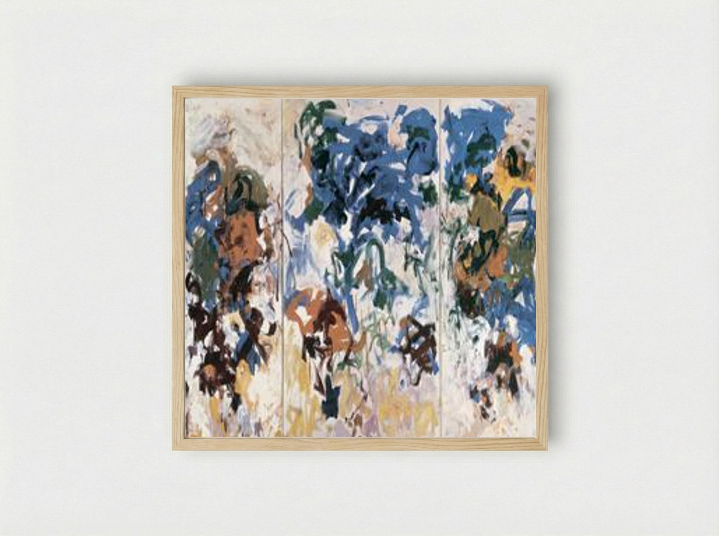 Bracket - Joan Mitchell - Framed Print Wood