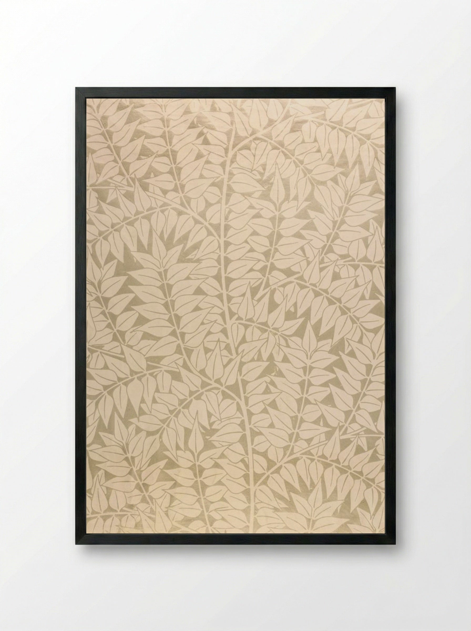 Branch - William Morris - Framed Print Black