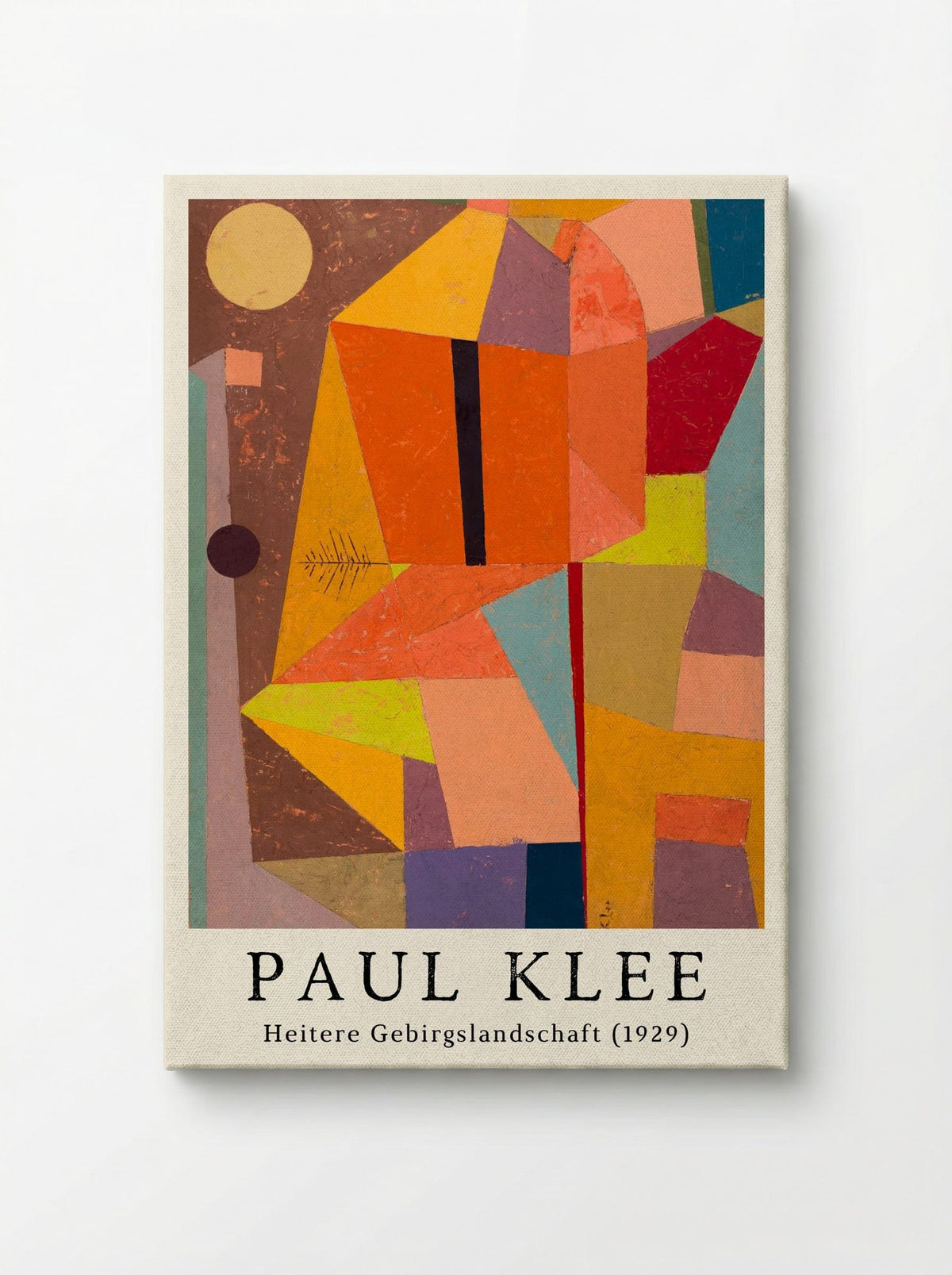 Heitere Gebirgslandschaft - Paul Klee - Canvas