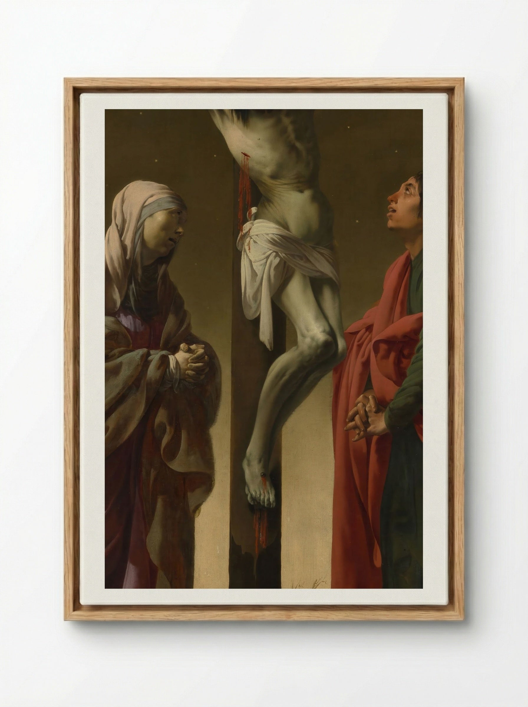 The Crucifixion - Philippe de Champaigne - Framed Canvas Wood