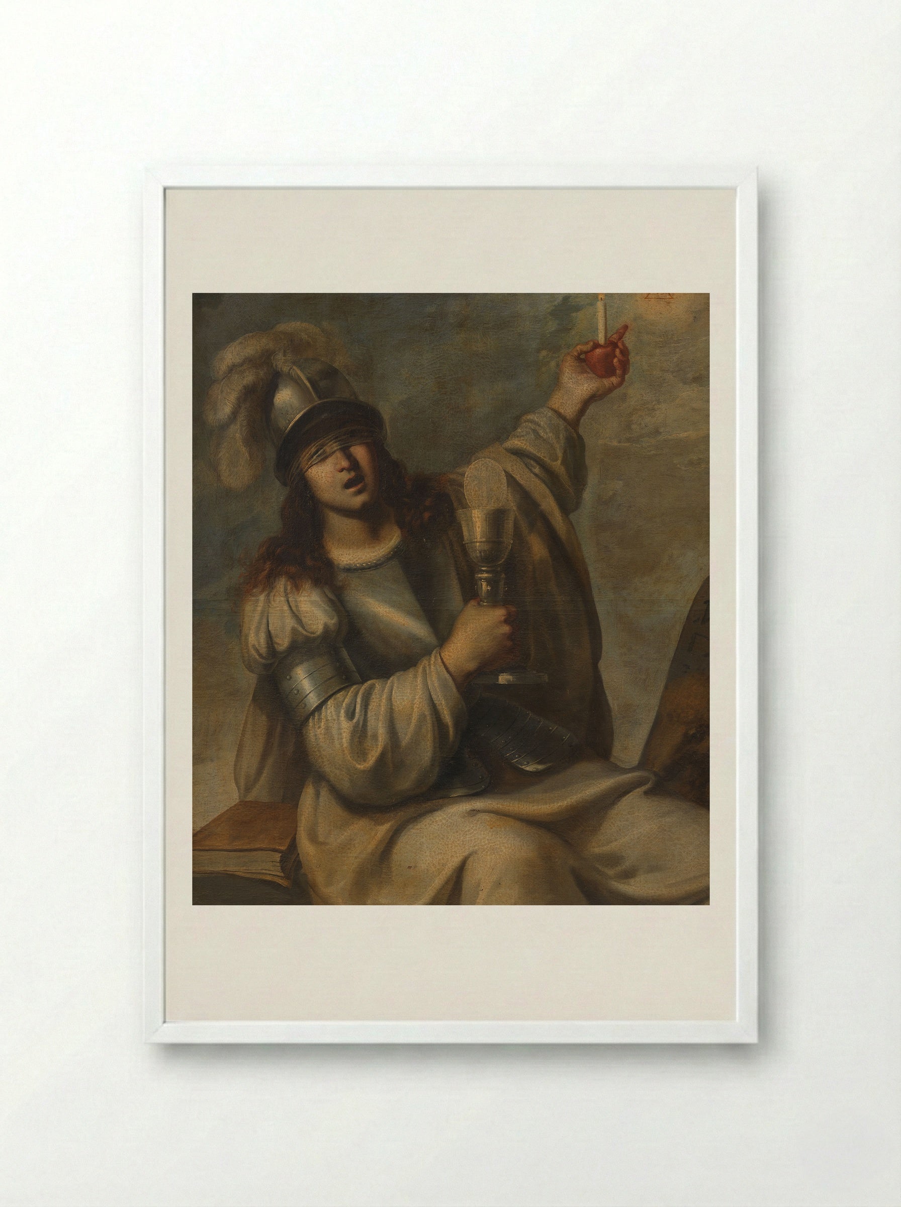 Faith - Guido Reni - Framed Print White
