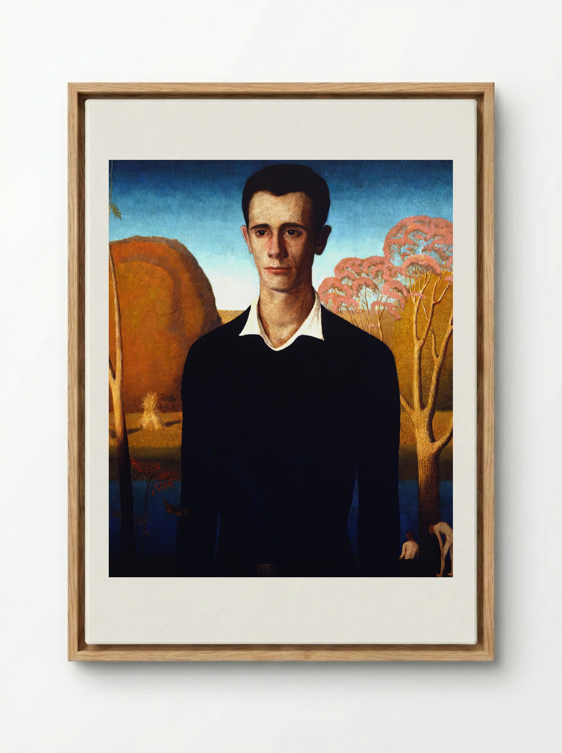 Arnold Comes of Age - Grant Wood - Framed Canvas Wood