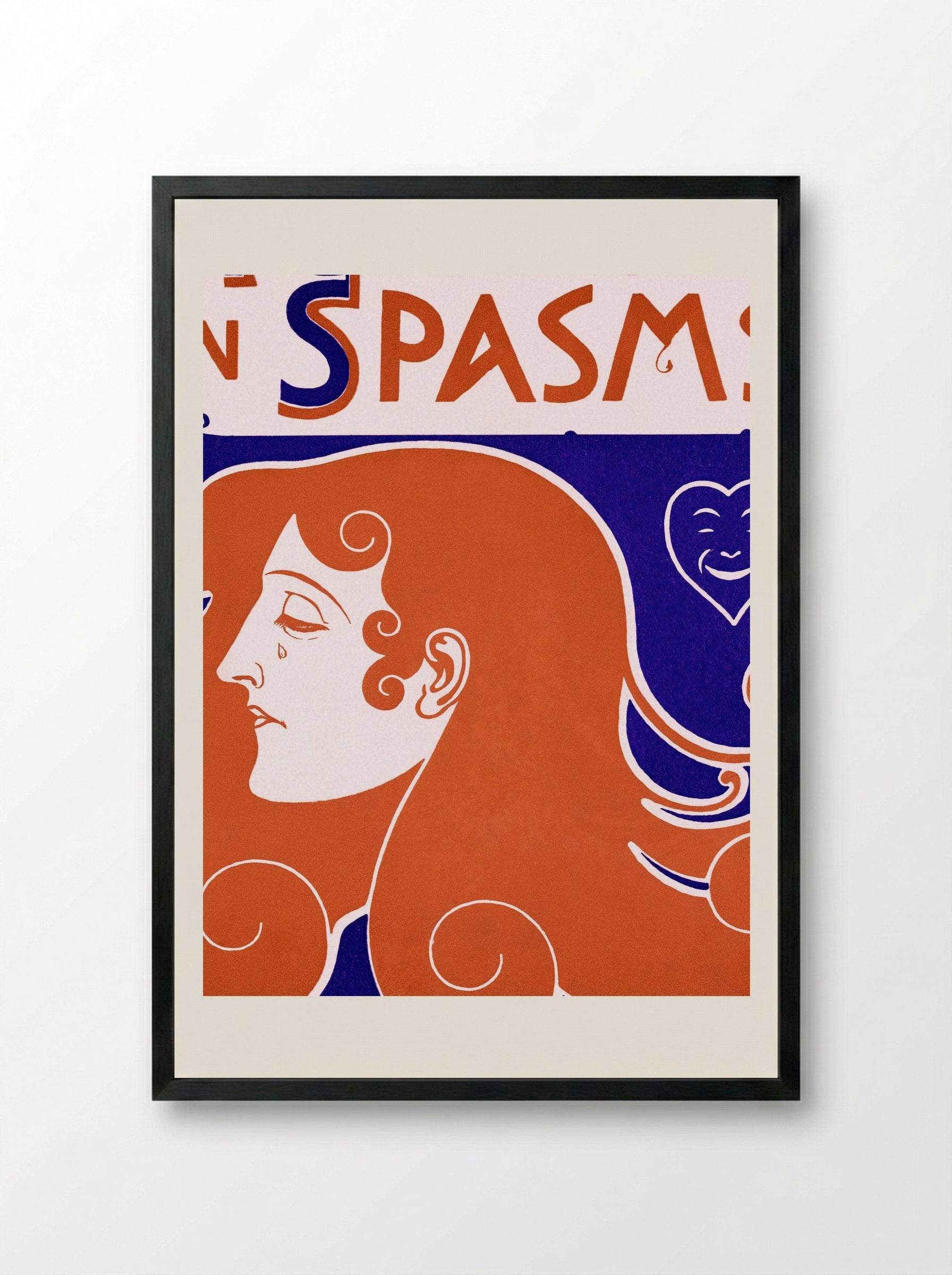 A Comedy in Spasms - Iota (Kathleen Mannington Hunt Caffyn) - Framed Print Black