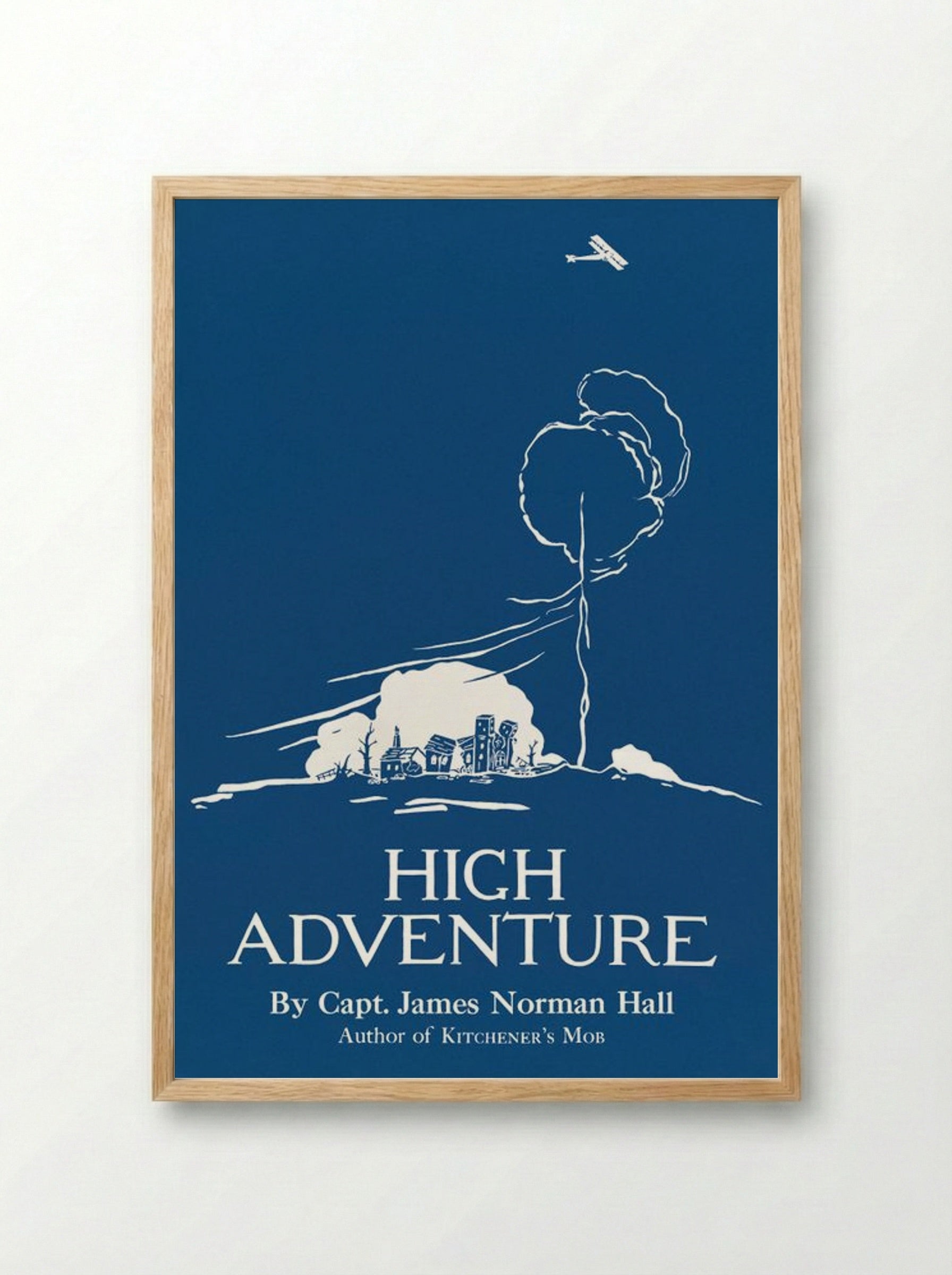 High Adventure - Edward Penfield - Framed Print Wood