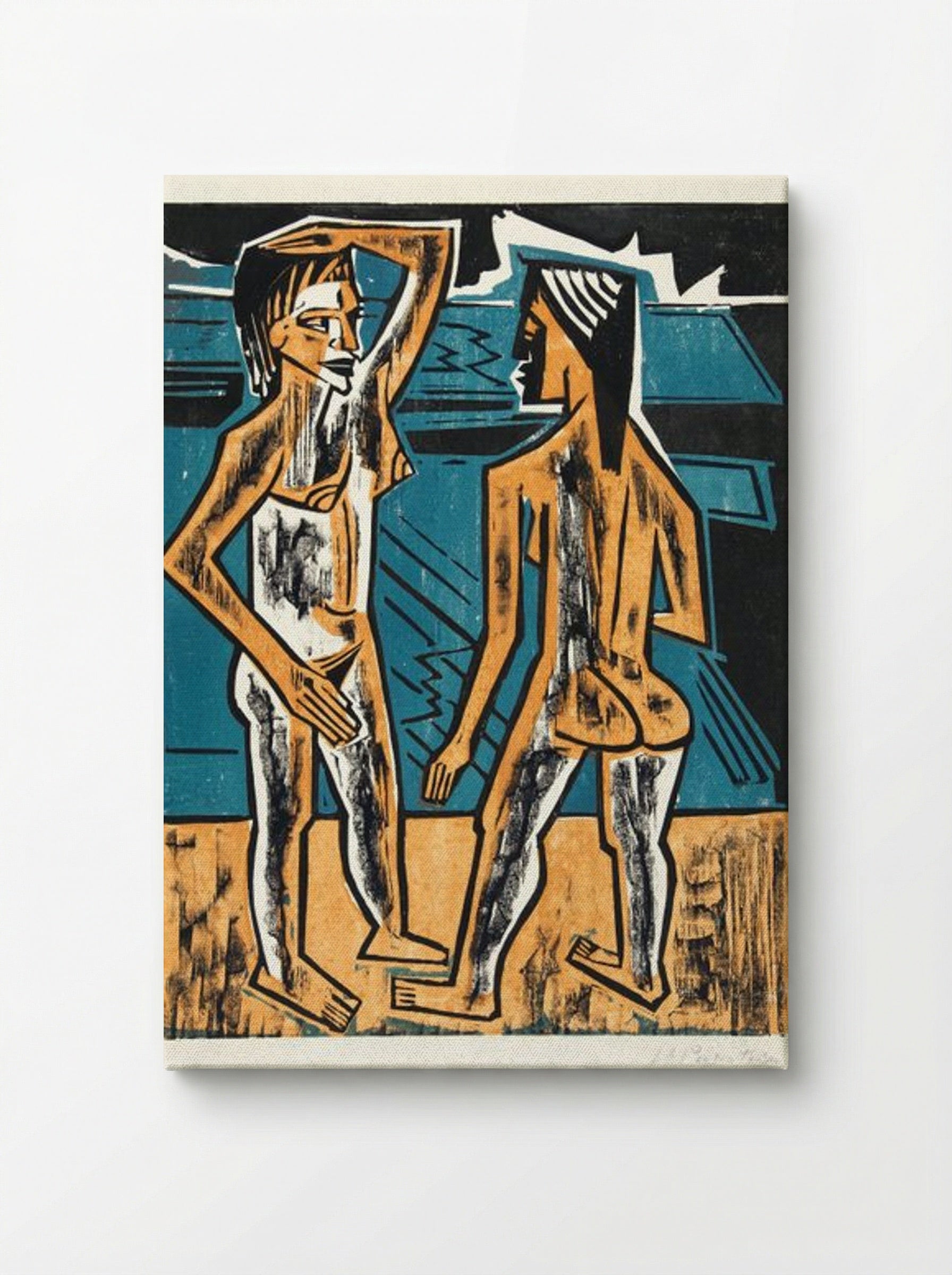 Two Standing Nudes - Max Pechstein - Canvas