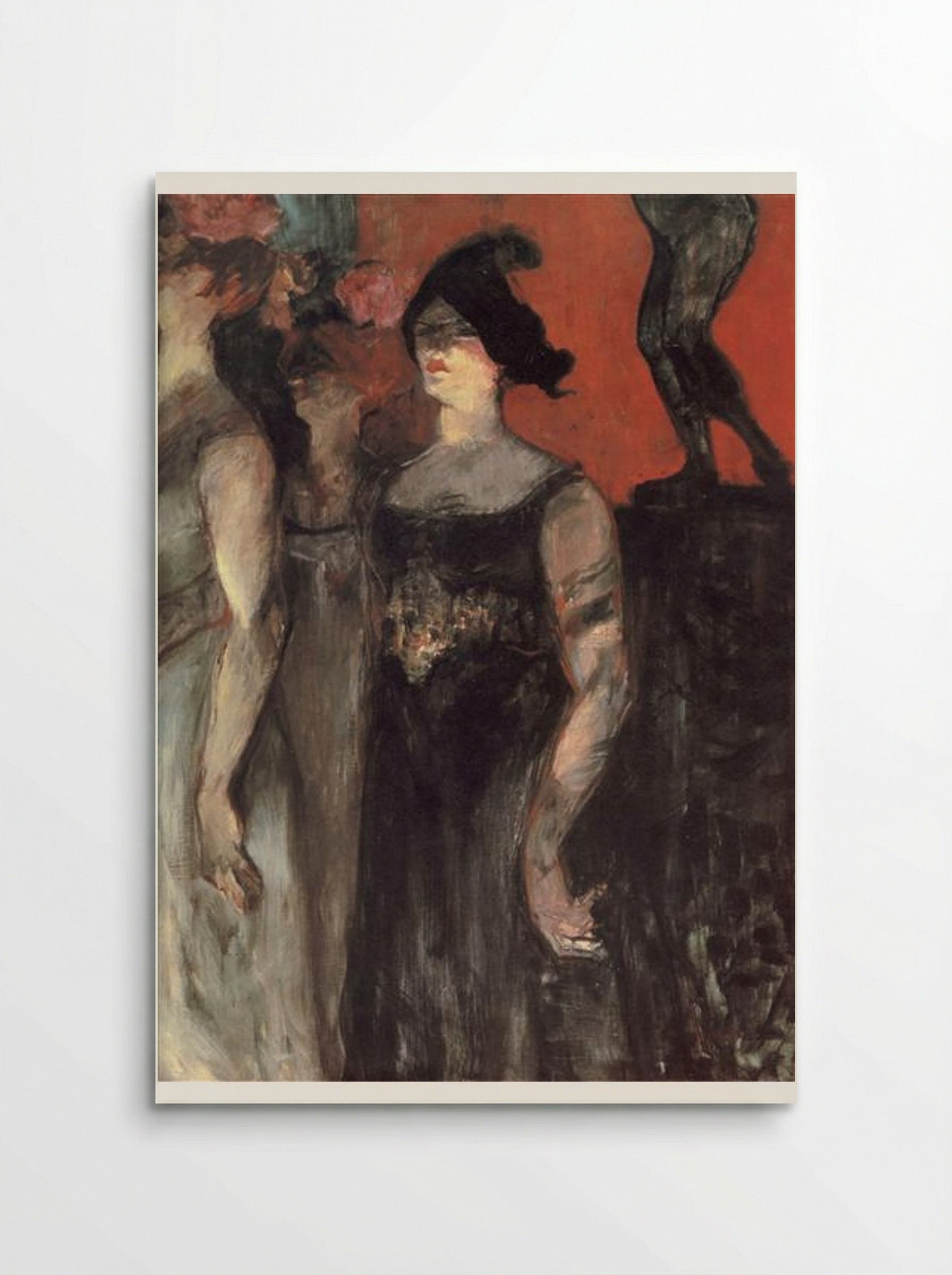 Messaline between Two Extras - Henri de Toulouse-Lautrec - Poster