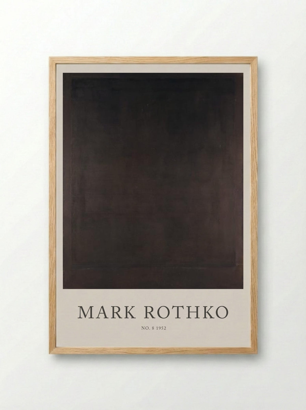 No. 8 - Mark Rothko - Framed Print Wood