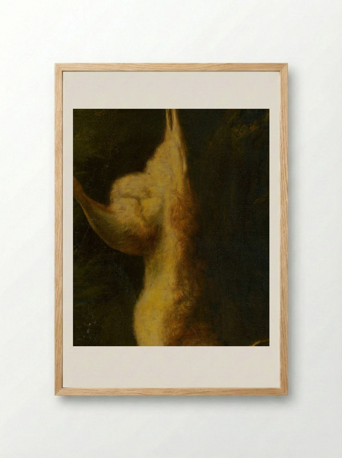 Still Life with Hare - Jean-Baptiste Oudry - Framed Print Wood